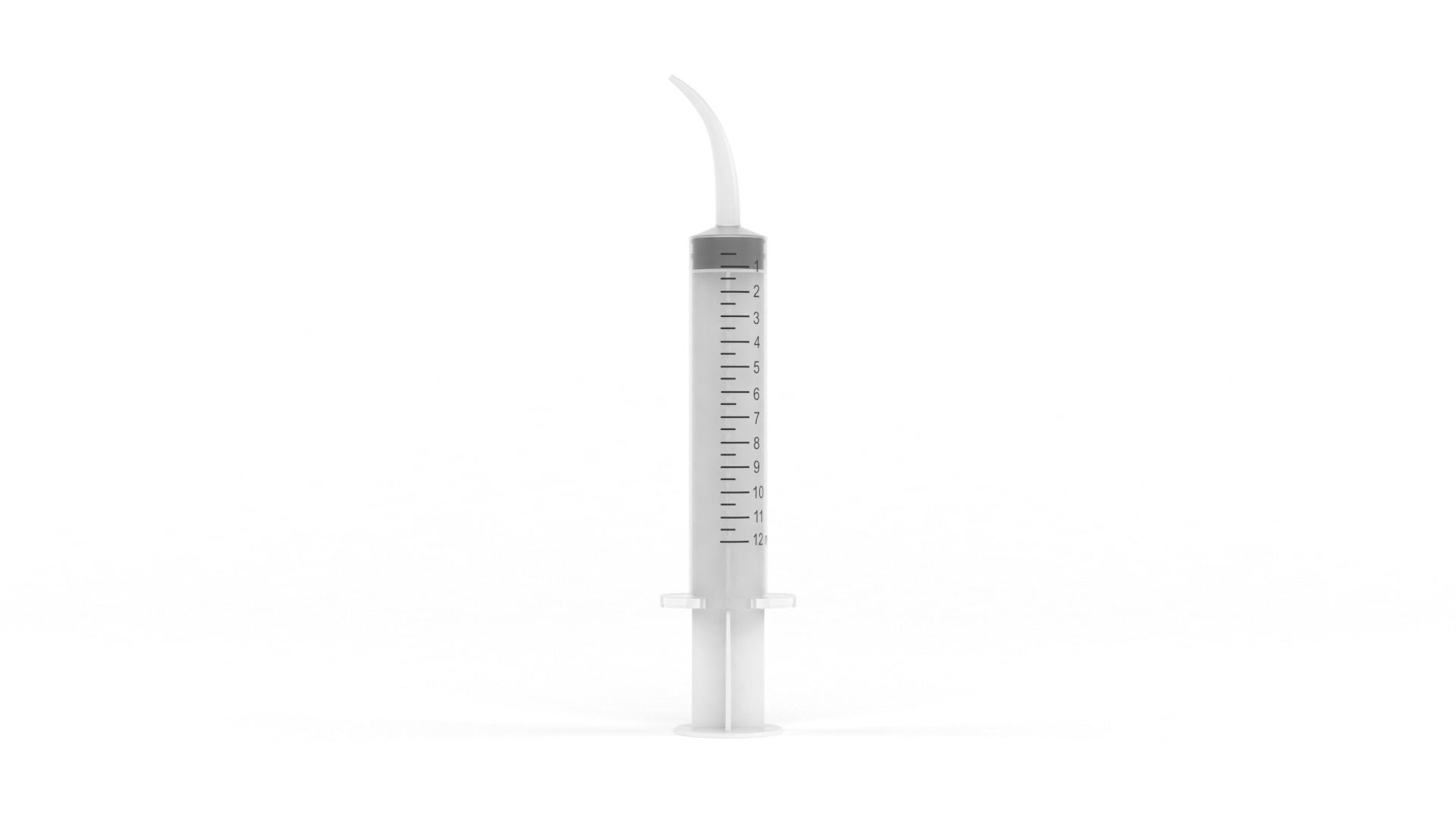 Plastic Syringe 3D model_1