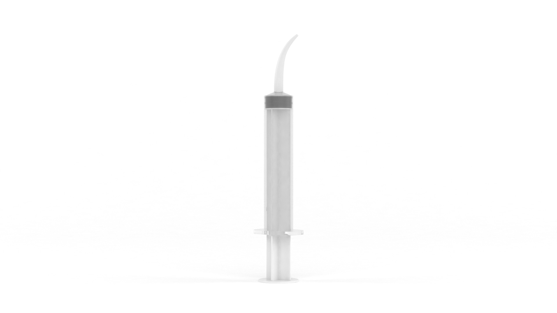 Plastic Syringe 3D model_3