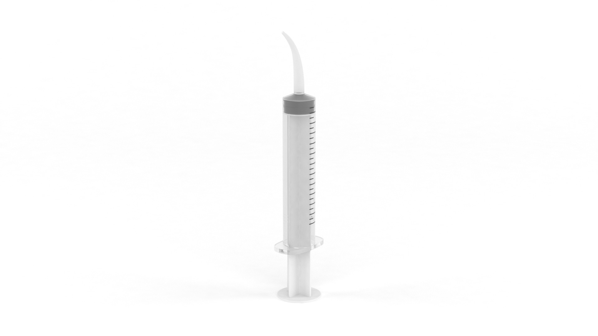 Plastic Syringe 3D model_2