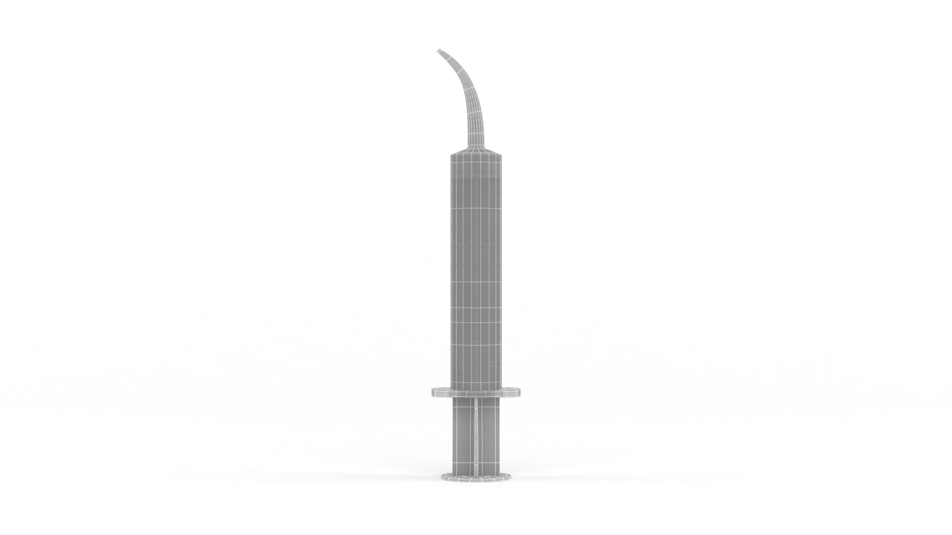 Plastic Syringe 3D model_6