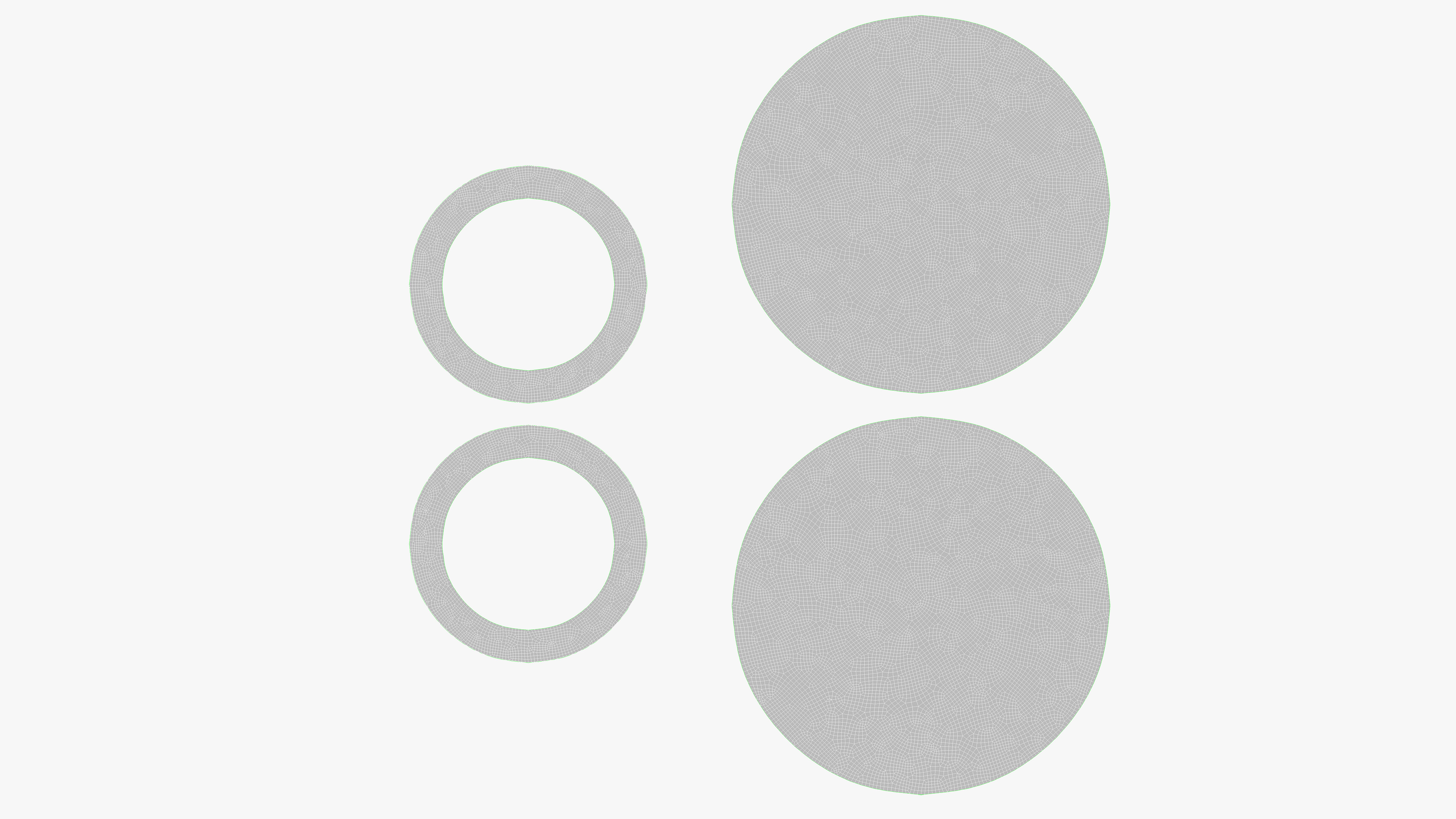 Macaroon Pouf Low-poly 3D model_9