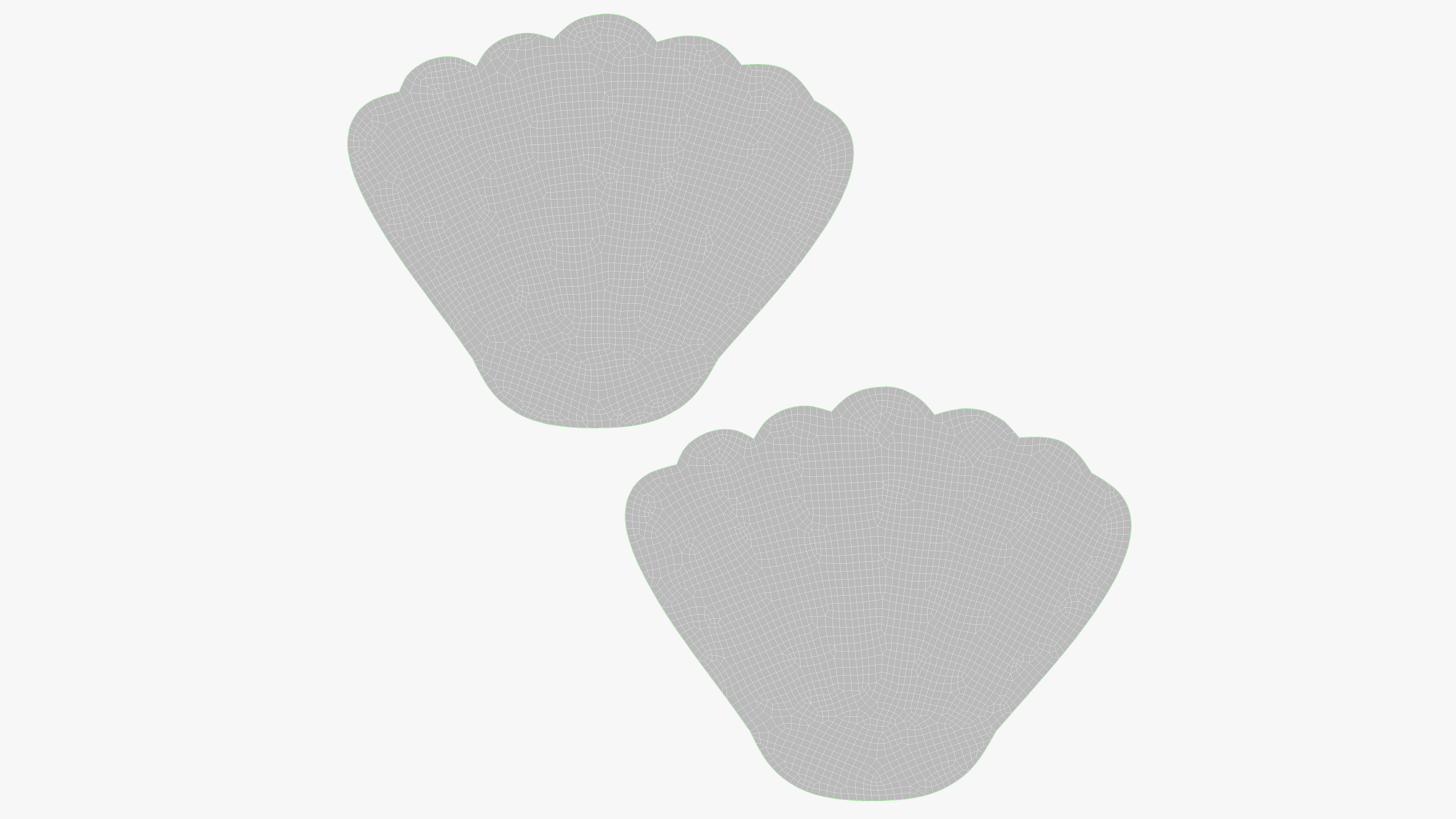 Carpet Shell Low-poly 3D model_8