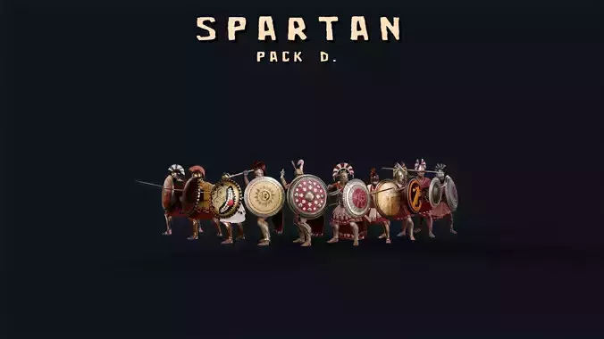 SPARTAN PACK D 3D Model Collection