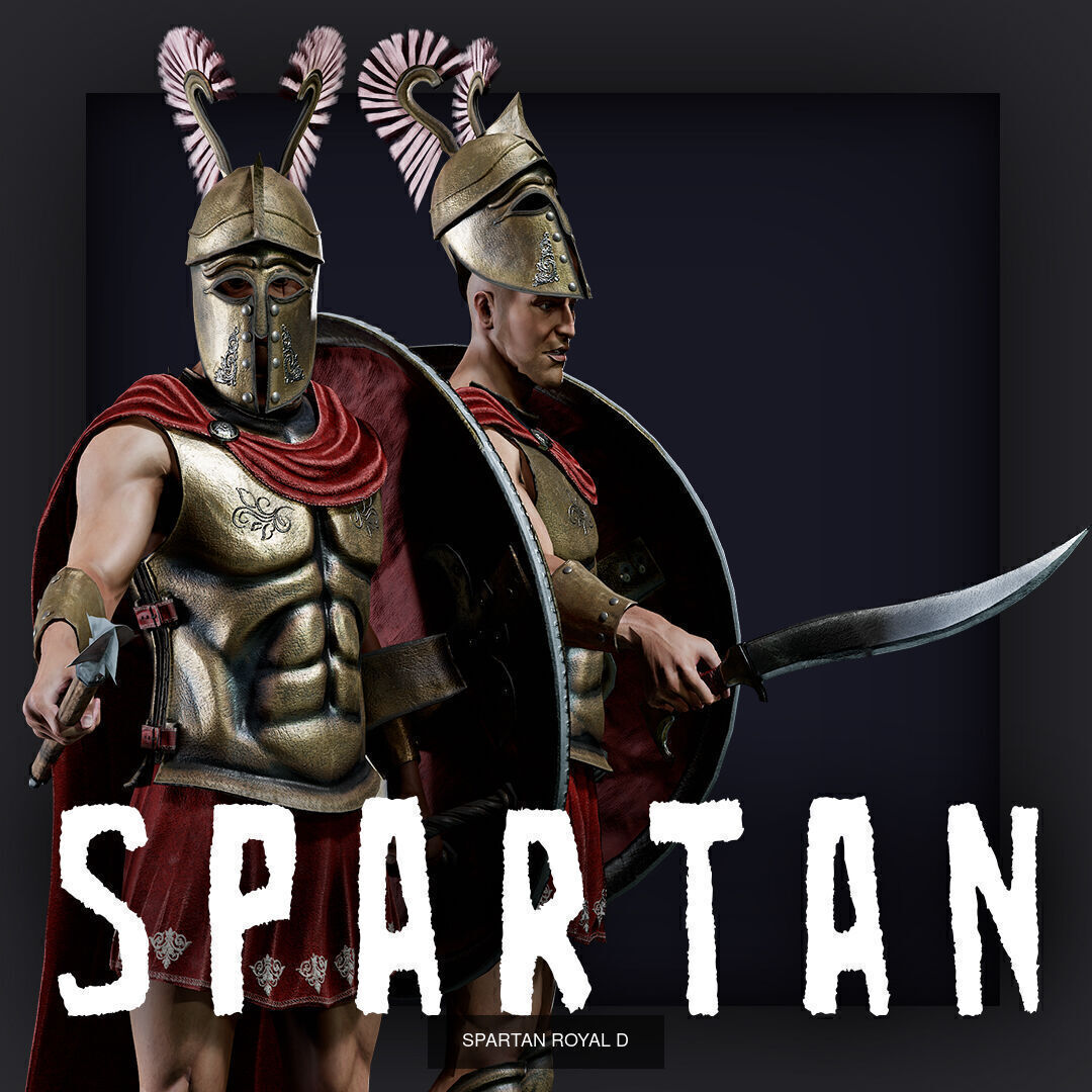 SPARTAN PACK D 3D Model Collection_22