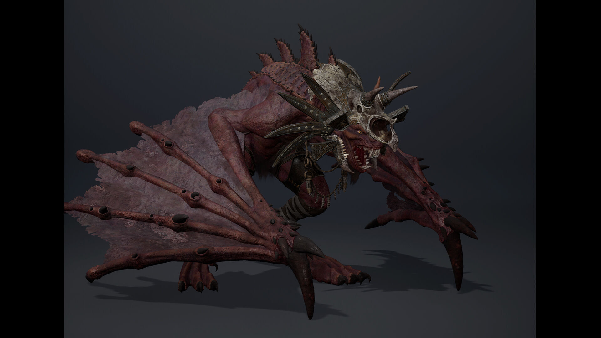 Embermoan 4 Low-poly 3D model_10