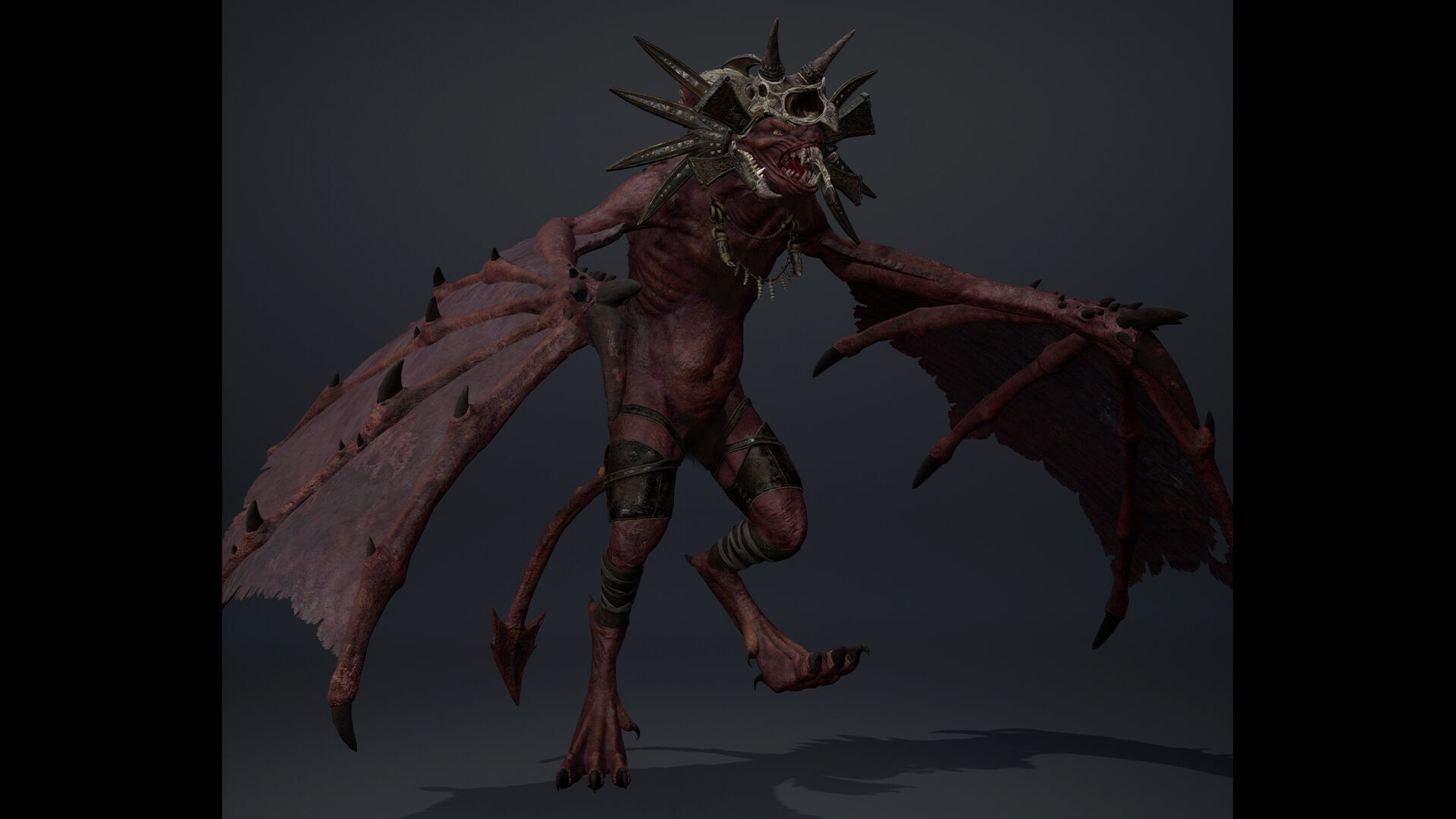 Embermoan 4 Low-poly 3D model_7