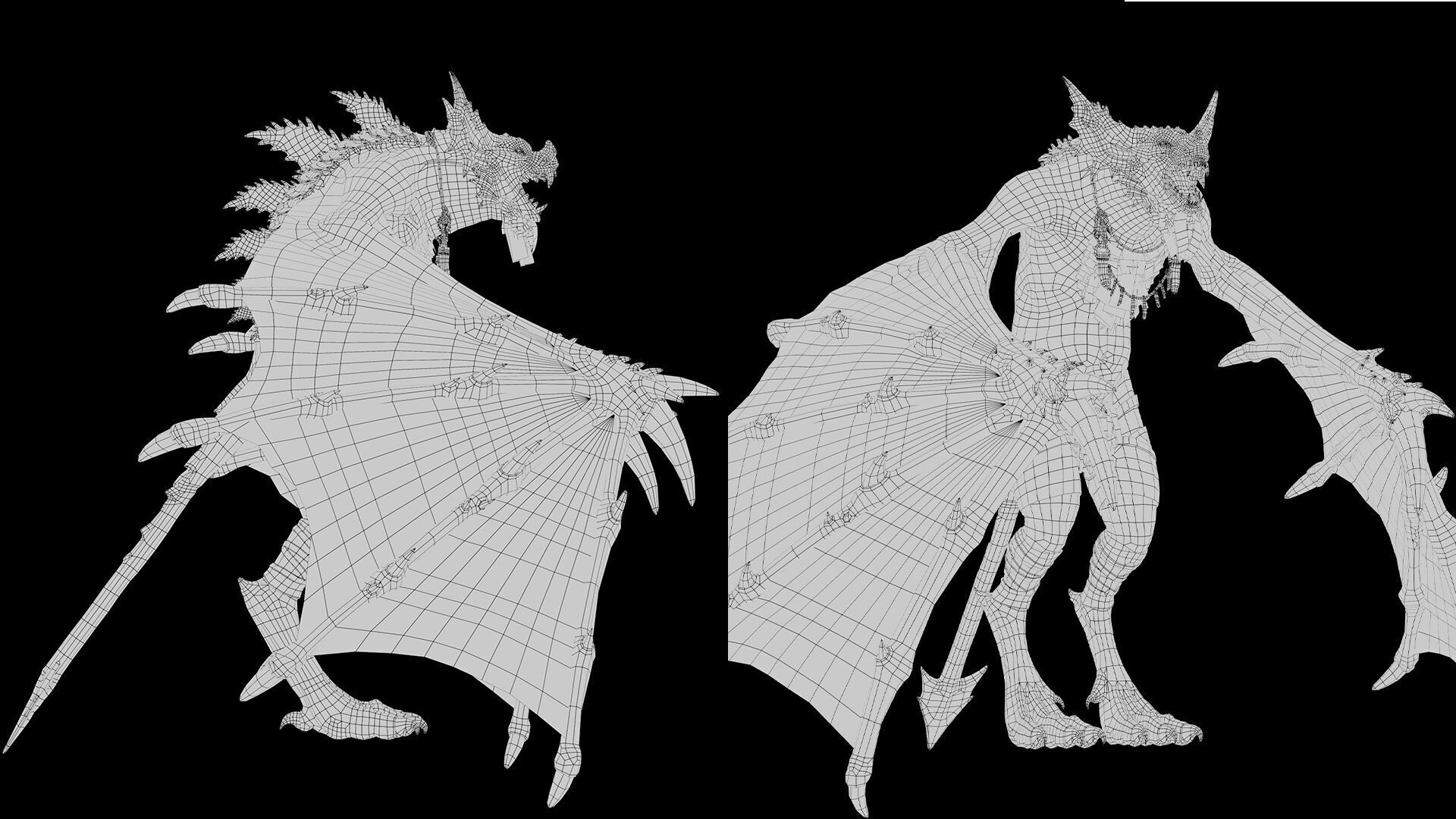 Embermoan 4 Low-poly 3D model_15