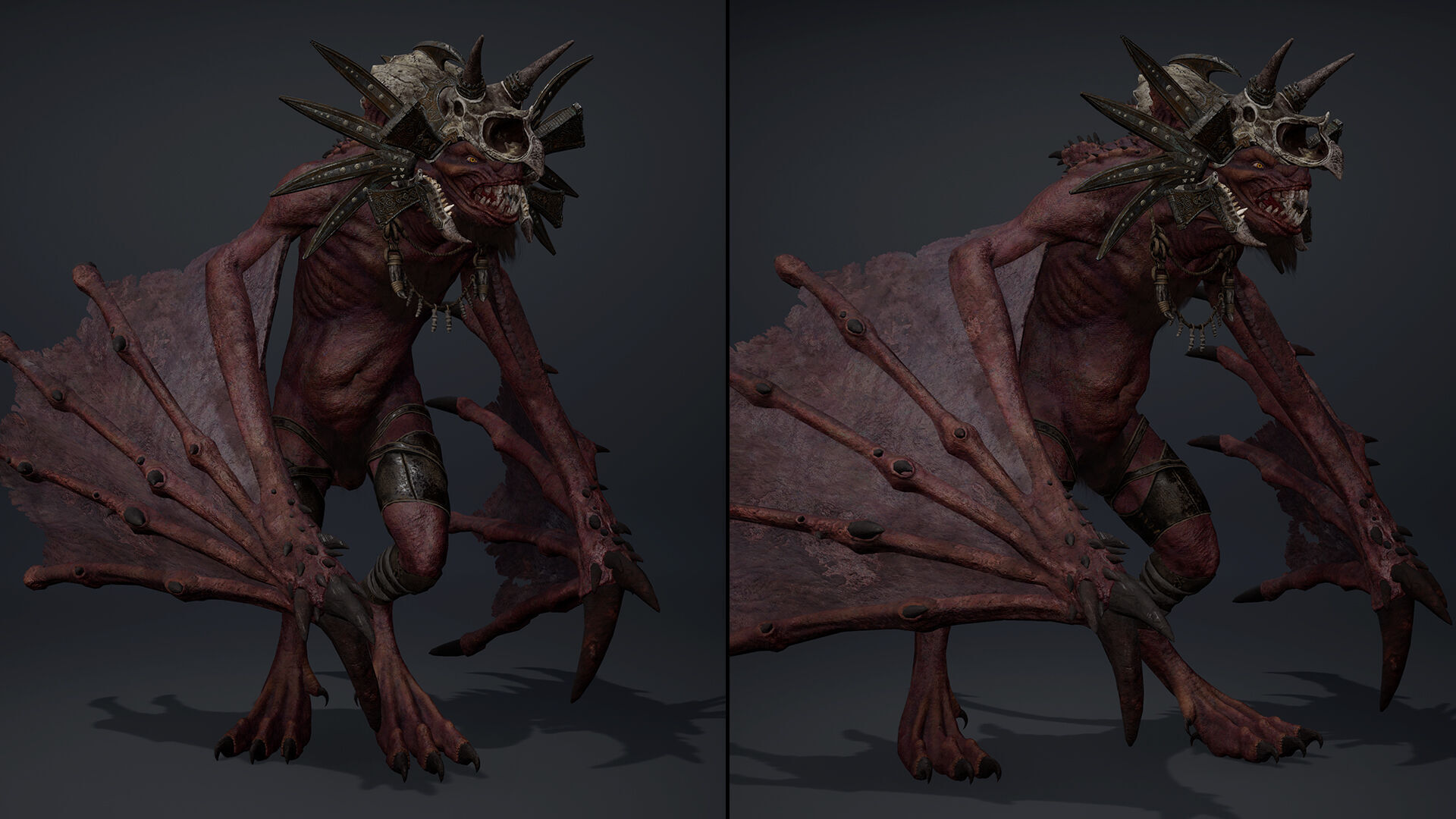 Embermoan 4 Low-poly 3D model_14