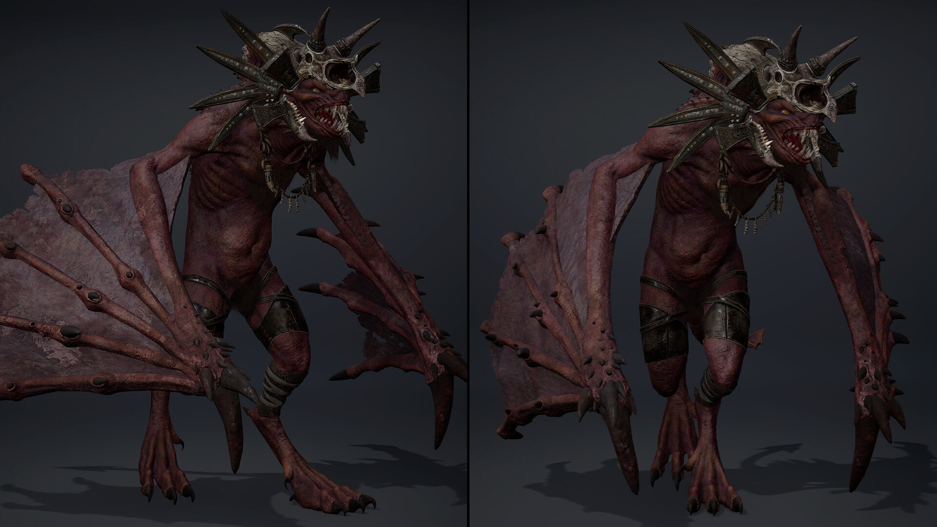 Embermoan 4 Low-poly 3D model_13