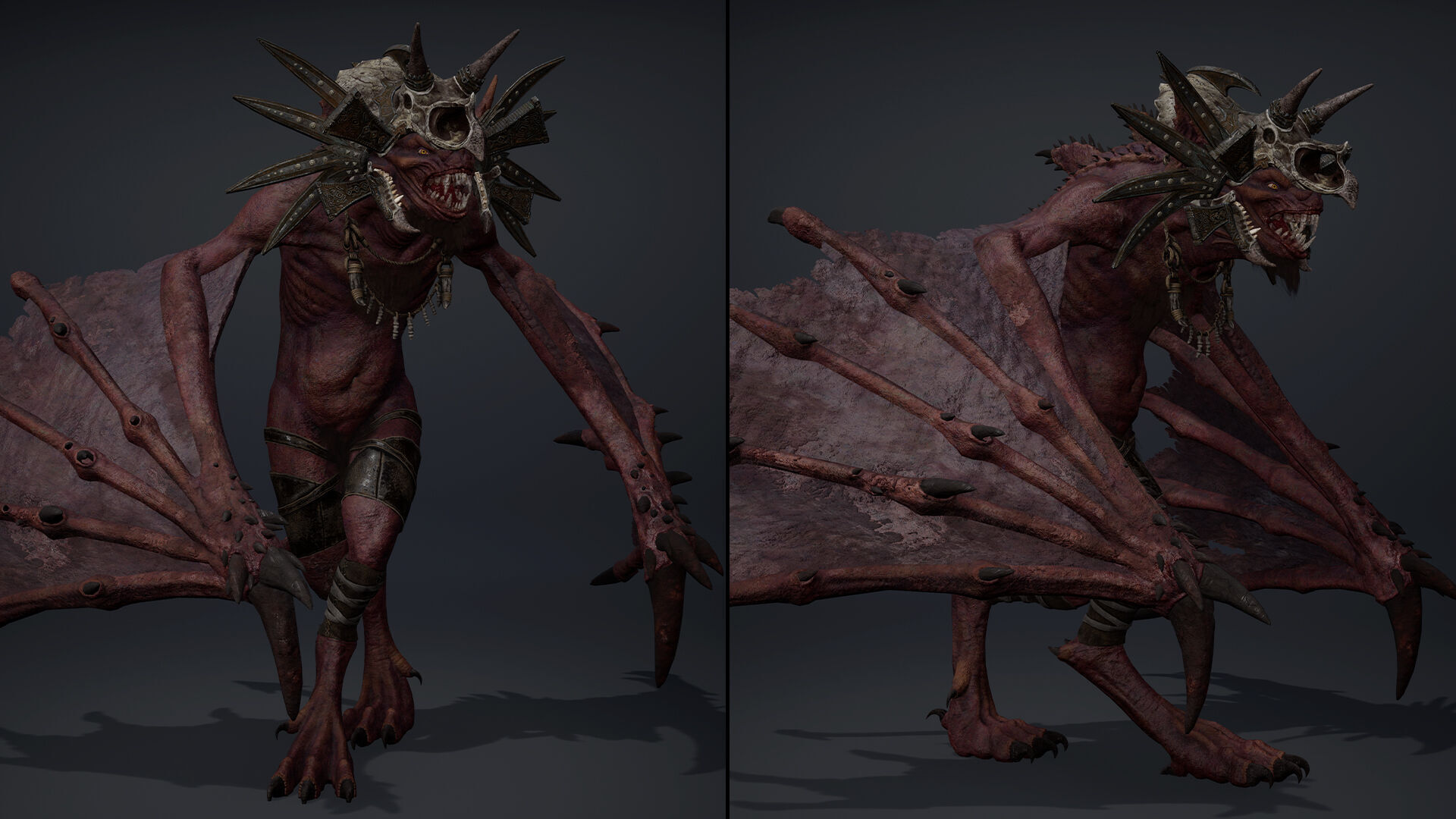 Embermoan 4 Low-poly 3D model_11