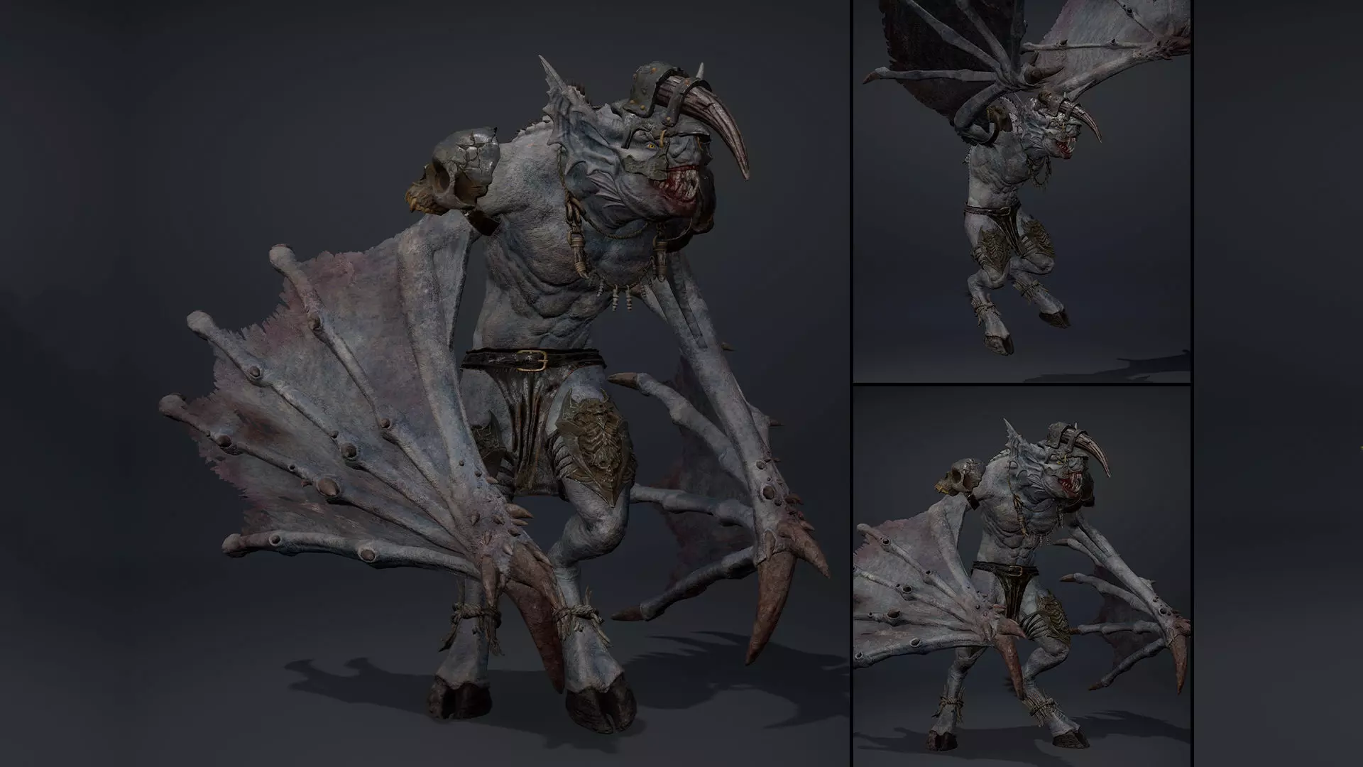 Embermoan 3 Brutal Low-poly 3D model_0