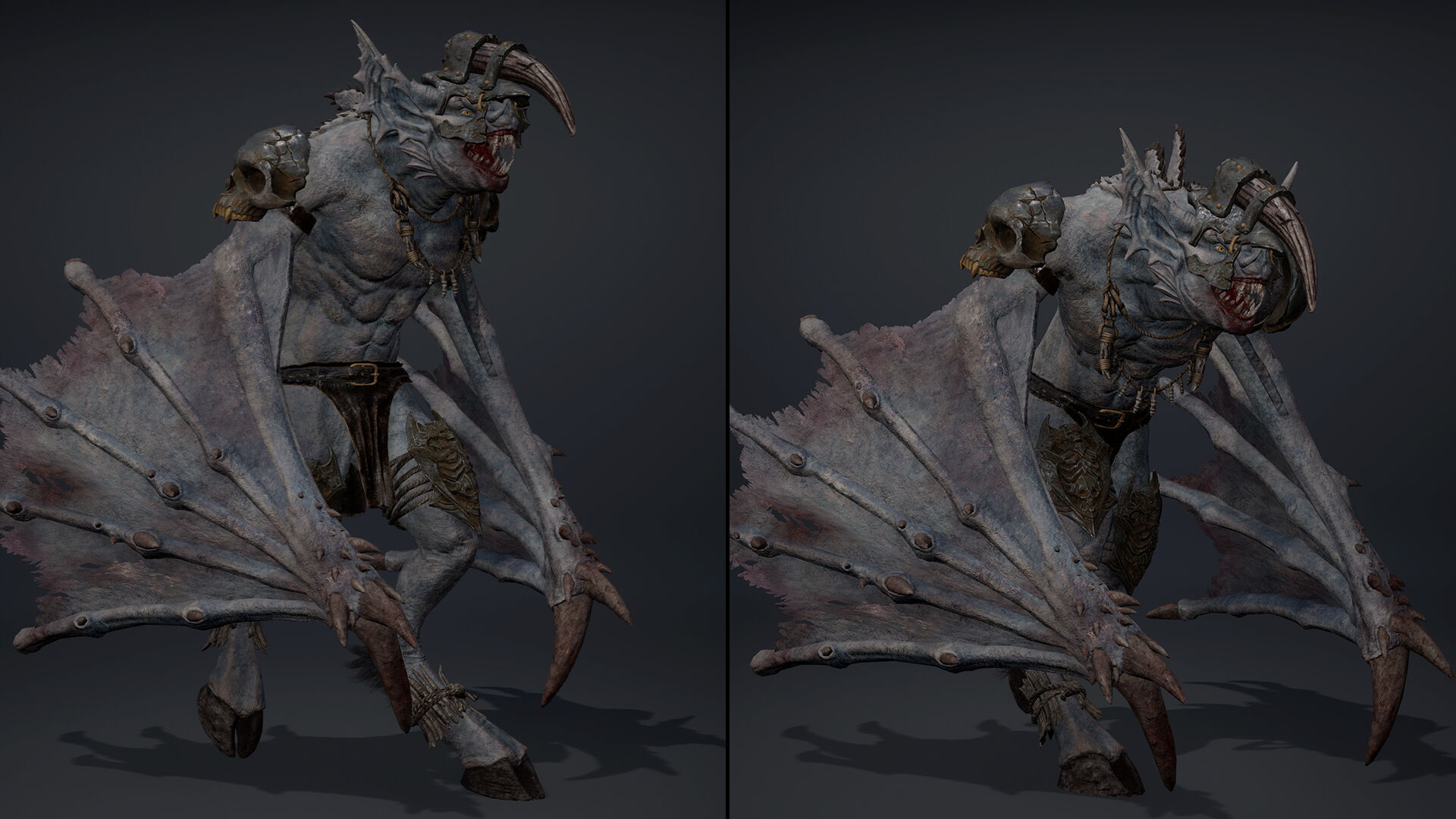 Embermoan 3 Brutal Low-poly 3D model_12