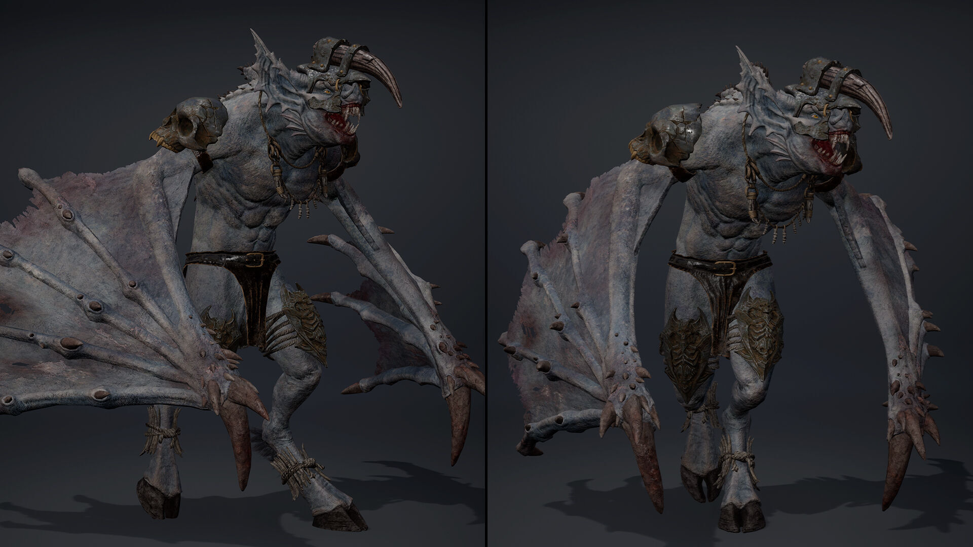 Embermoan 3 Brutal Low-poly 3D model_13