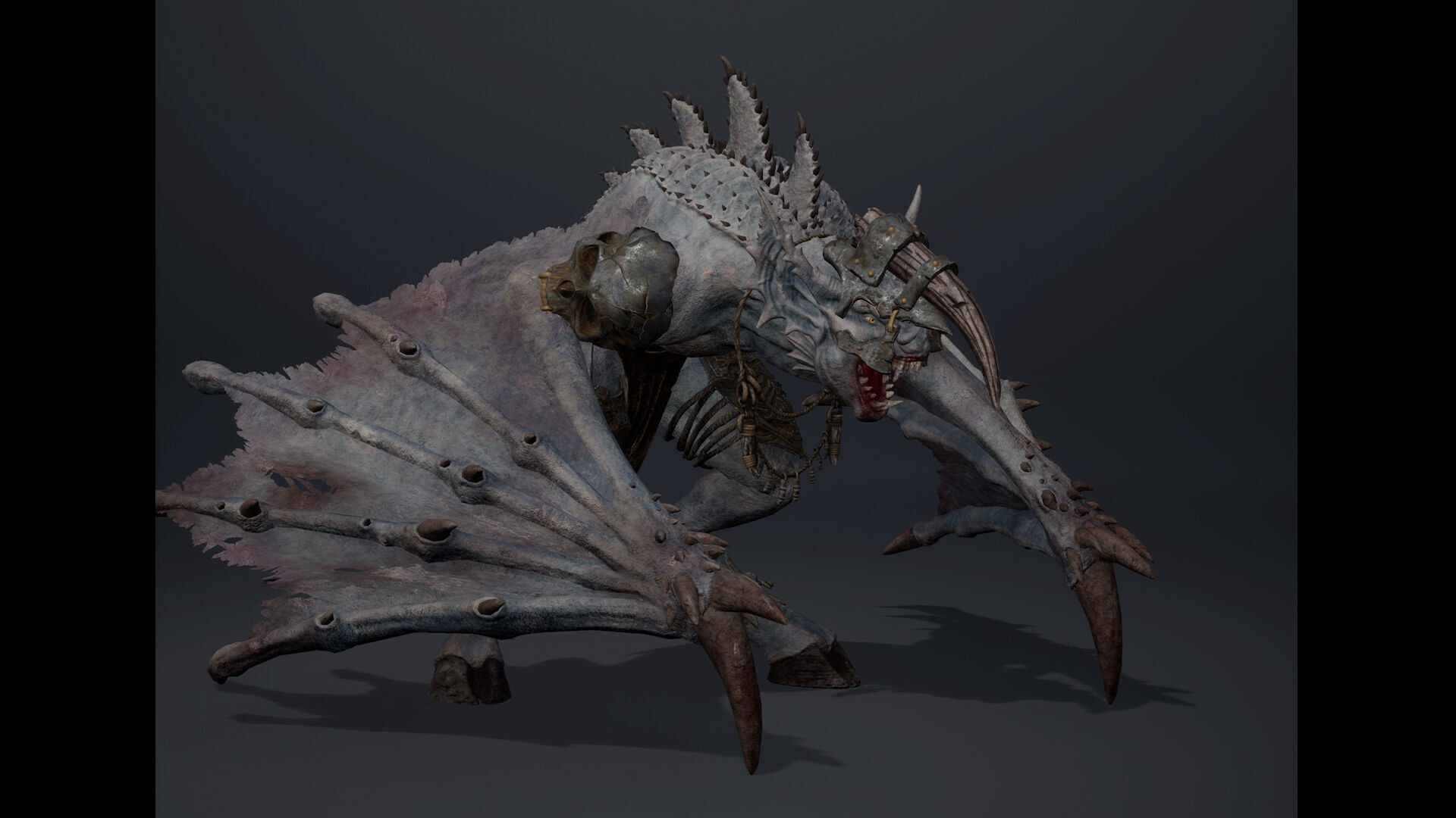 Embermoan 3 Brutal Low-poly 3D model_10