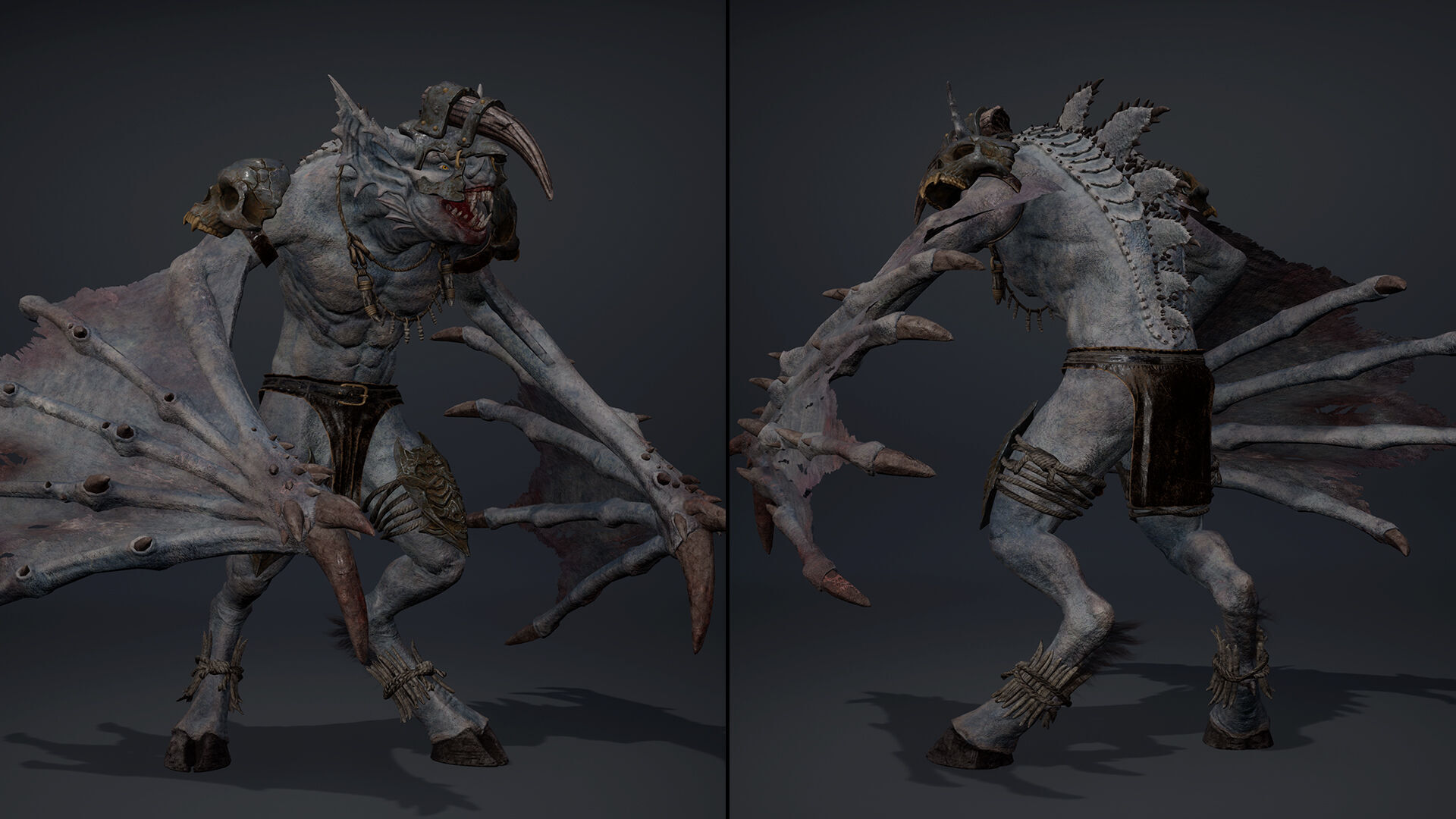 Embermoan 3 Brutal Low-poly 3D model_5