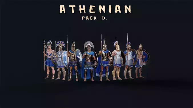 ATHENIAN PACK D 3D Model Collection