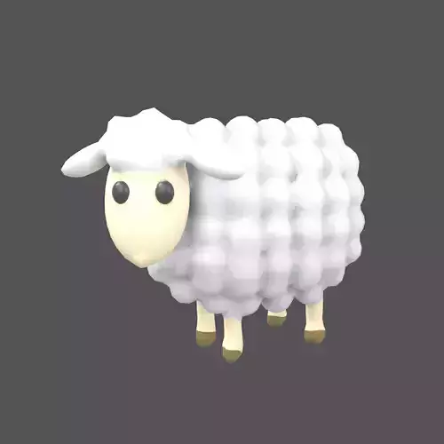 Cartoon Sheep v1 001