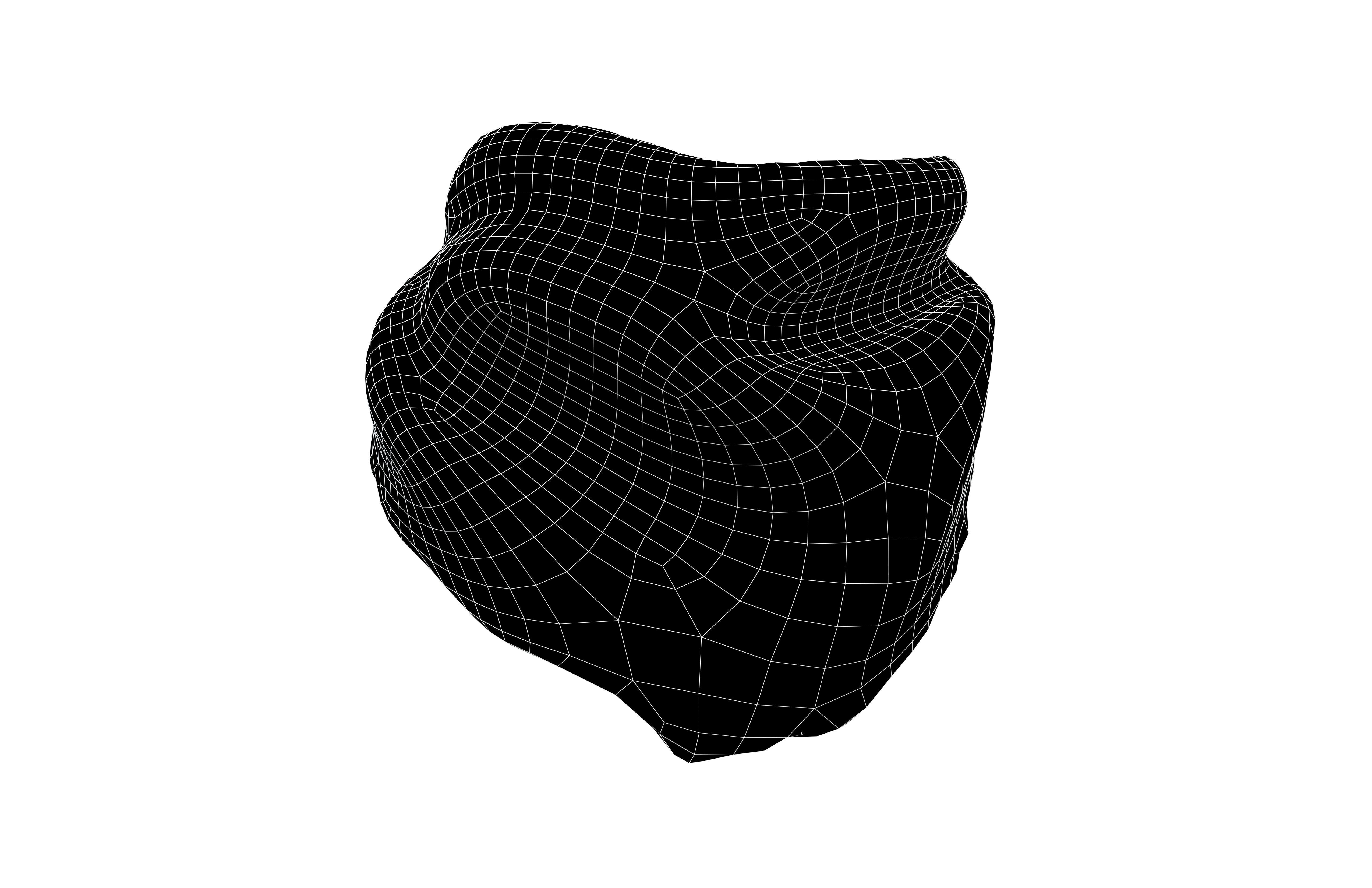 Cartoon Bandana v1 002 Low-poly 3D model_7