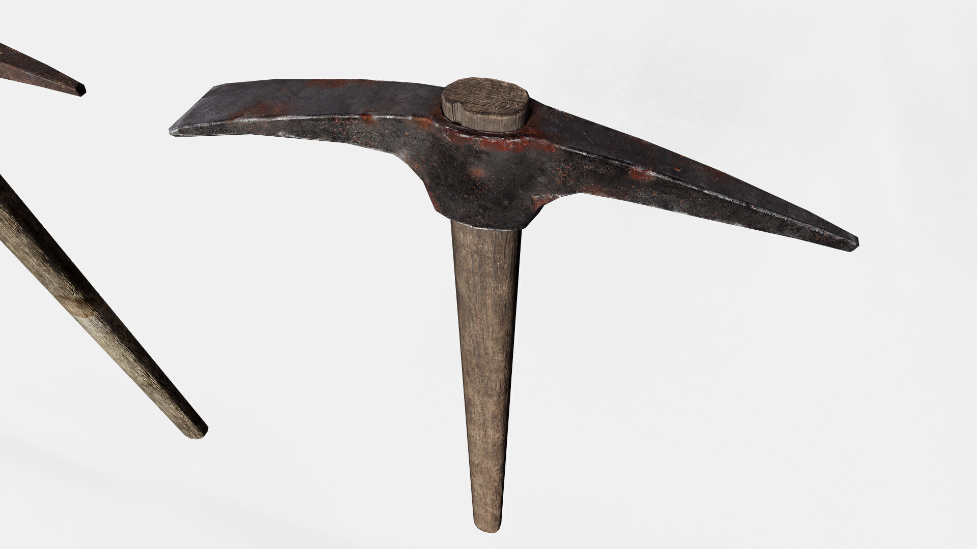 Old Tools Pack set Game-Ready PBR Models Low-poly 3D model_21