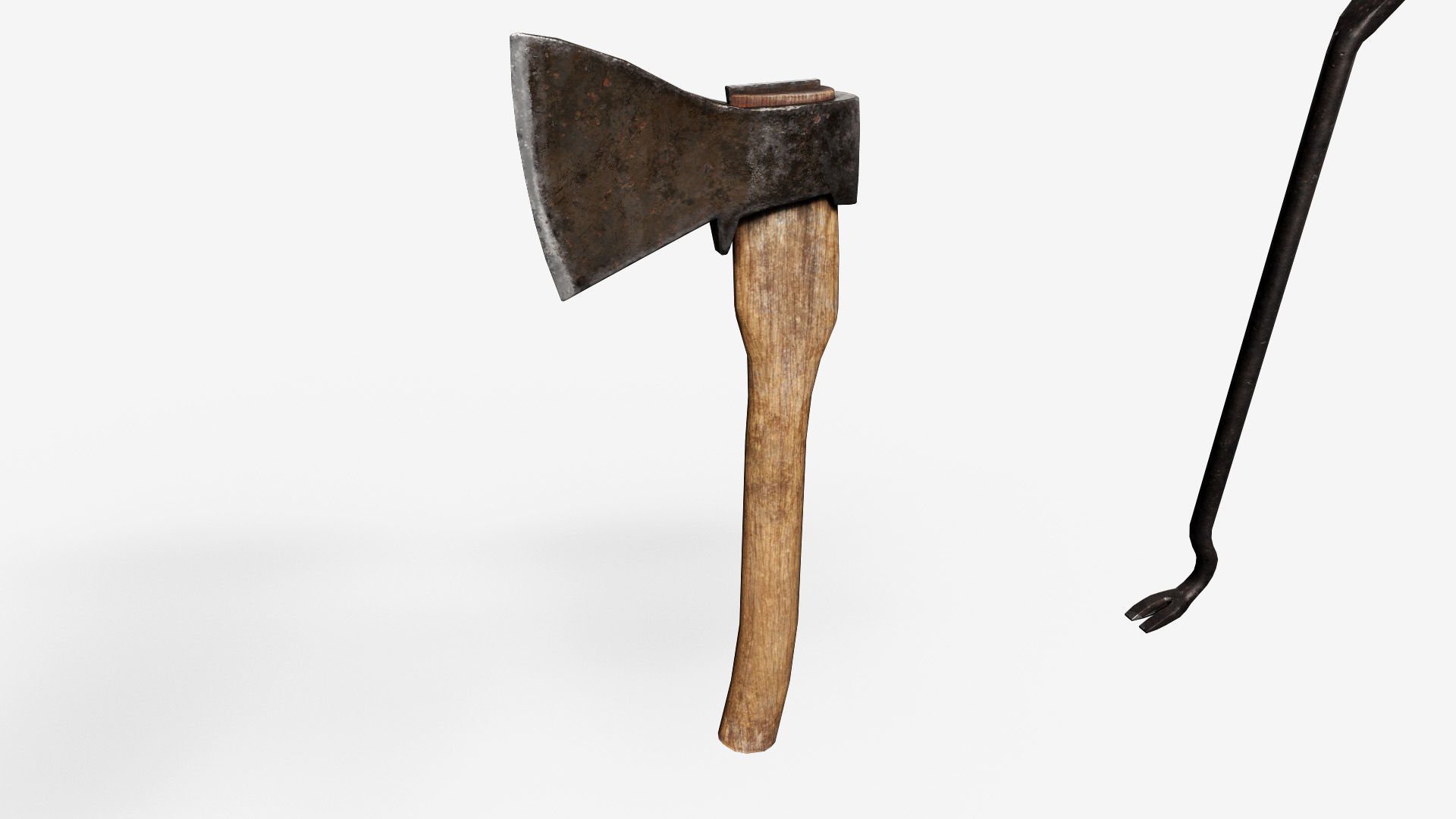 Old Tools Pack set Game-Ready PBR Models Low-poly 3D model_11