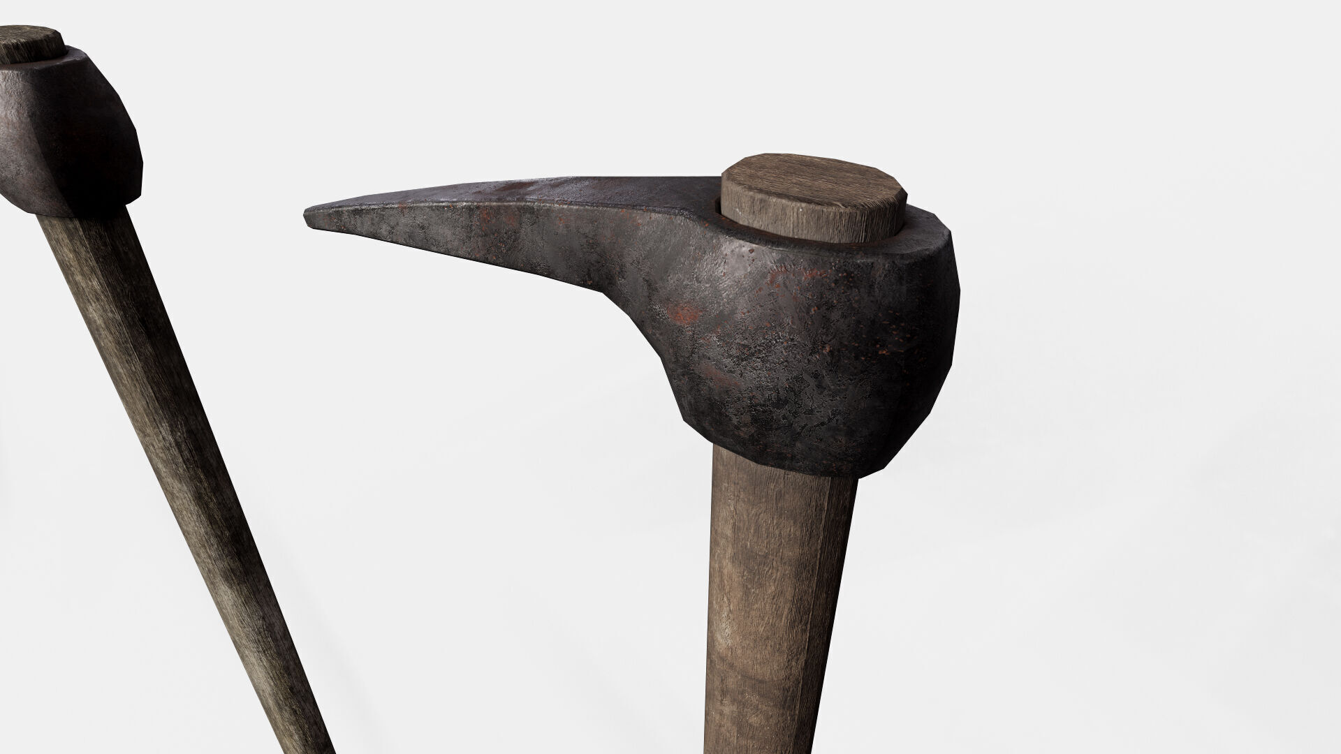 Old Tools Pack set Game-Ready PBR Models Low-poly 3D model_23