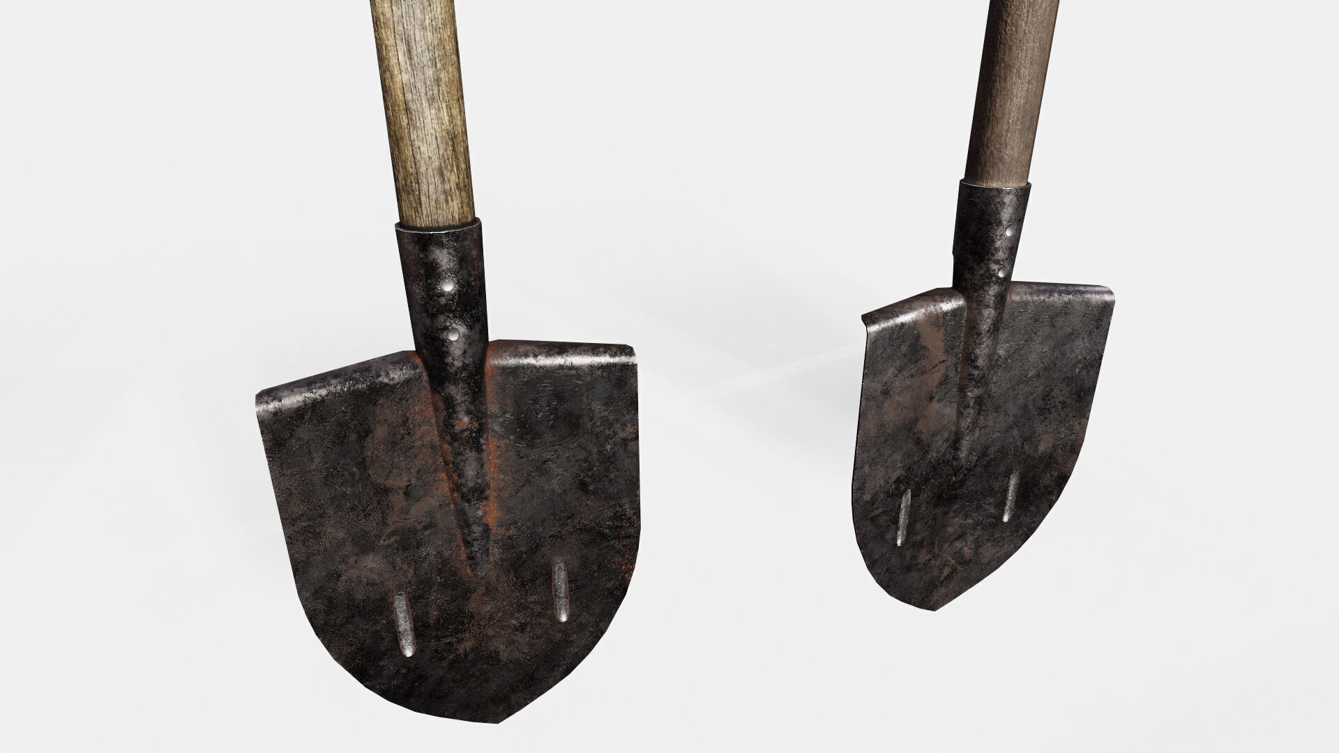 Old Tools Pack set Game-Ready PBR Models Low-poly 3D model_25