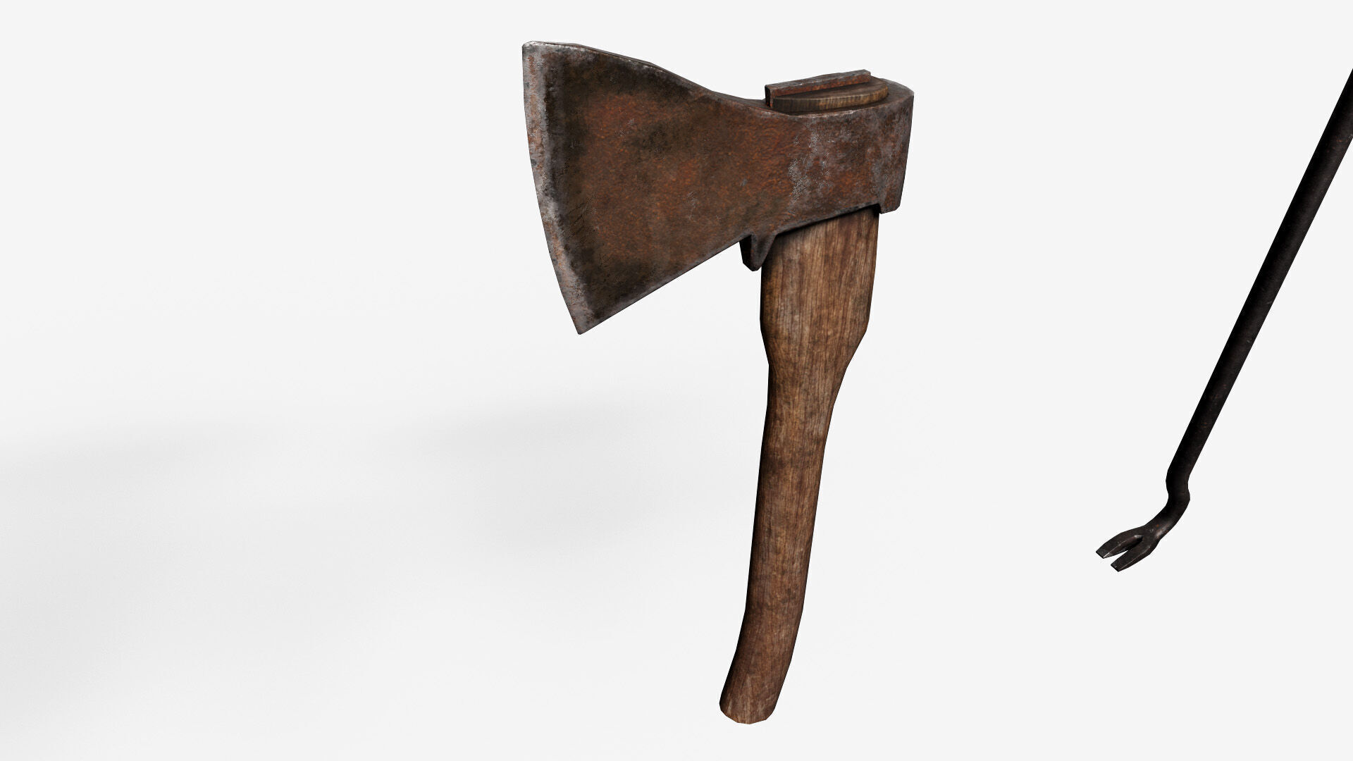 Old Tools Pack set Game-Ready PBR Models Low-poly 3D model_12