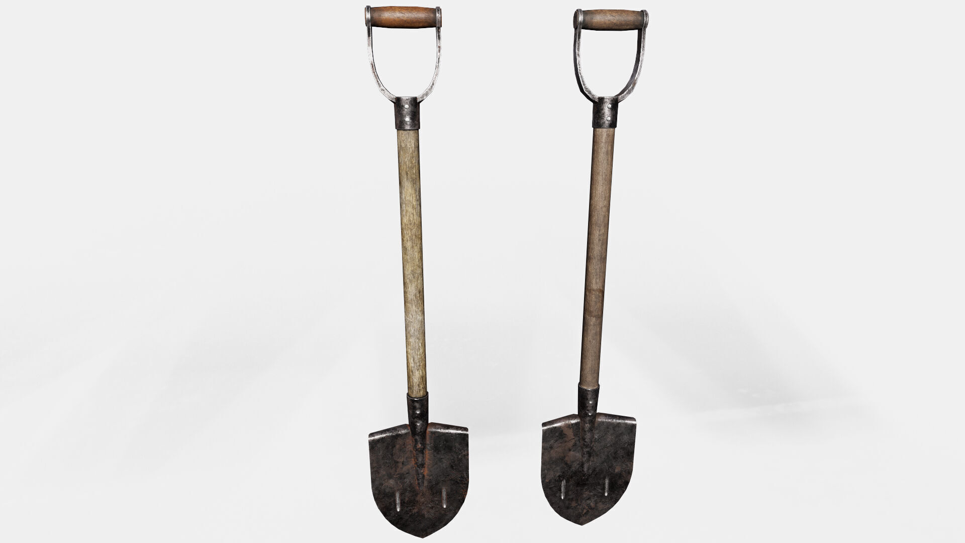 Old Tools Pack set Game-Ready PBR Models Low-poly 3D model_24