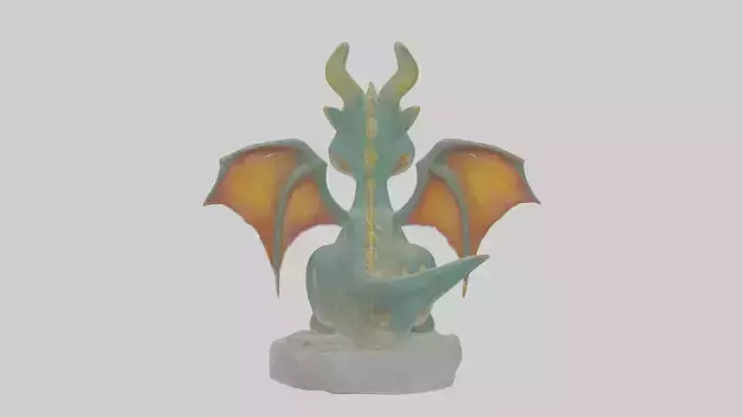 Cartoon Dragon Statue