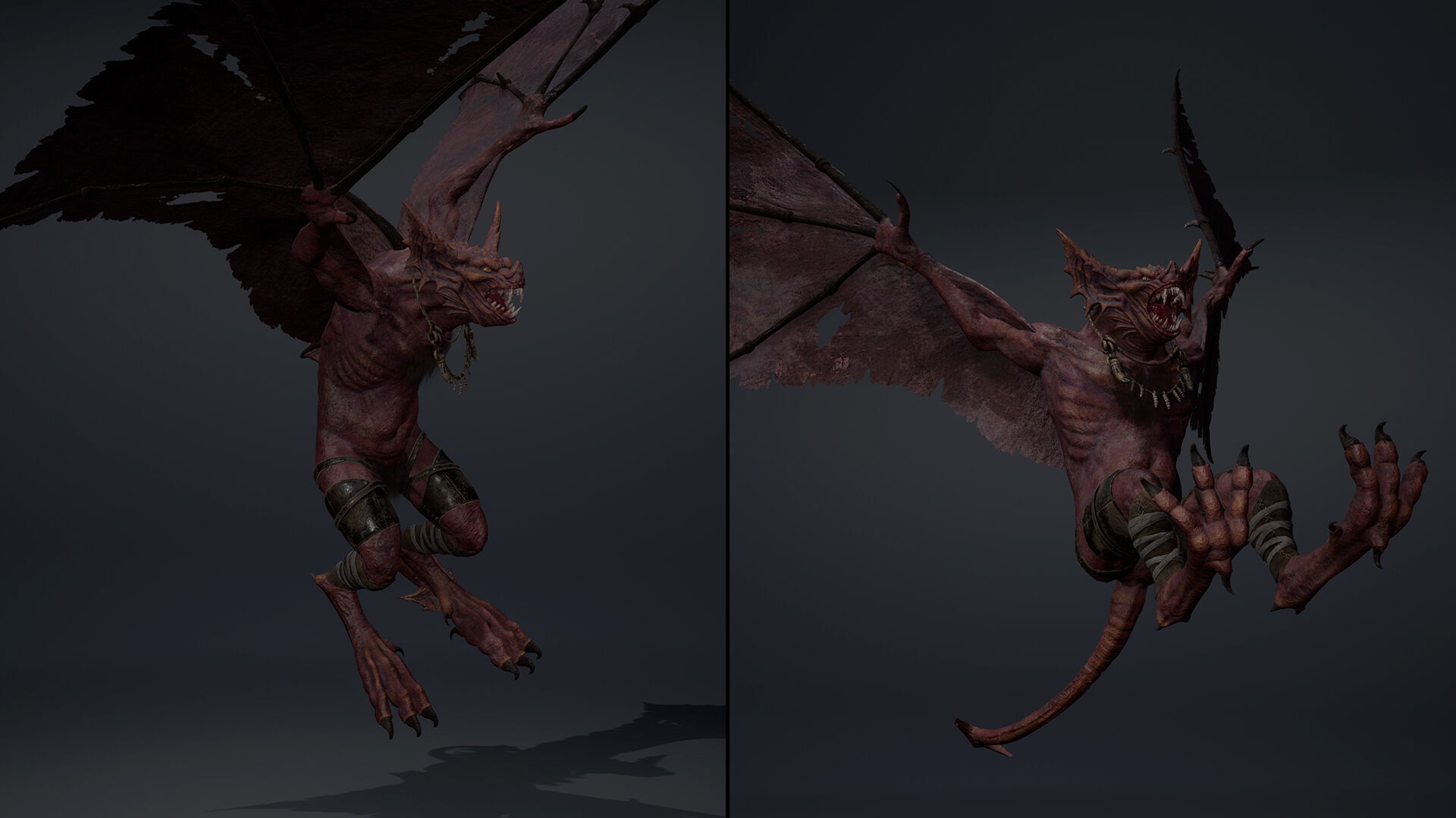 Embermoan 2 Low-poly 3D model_8