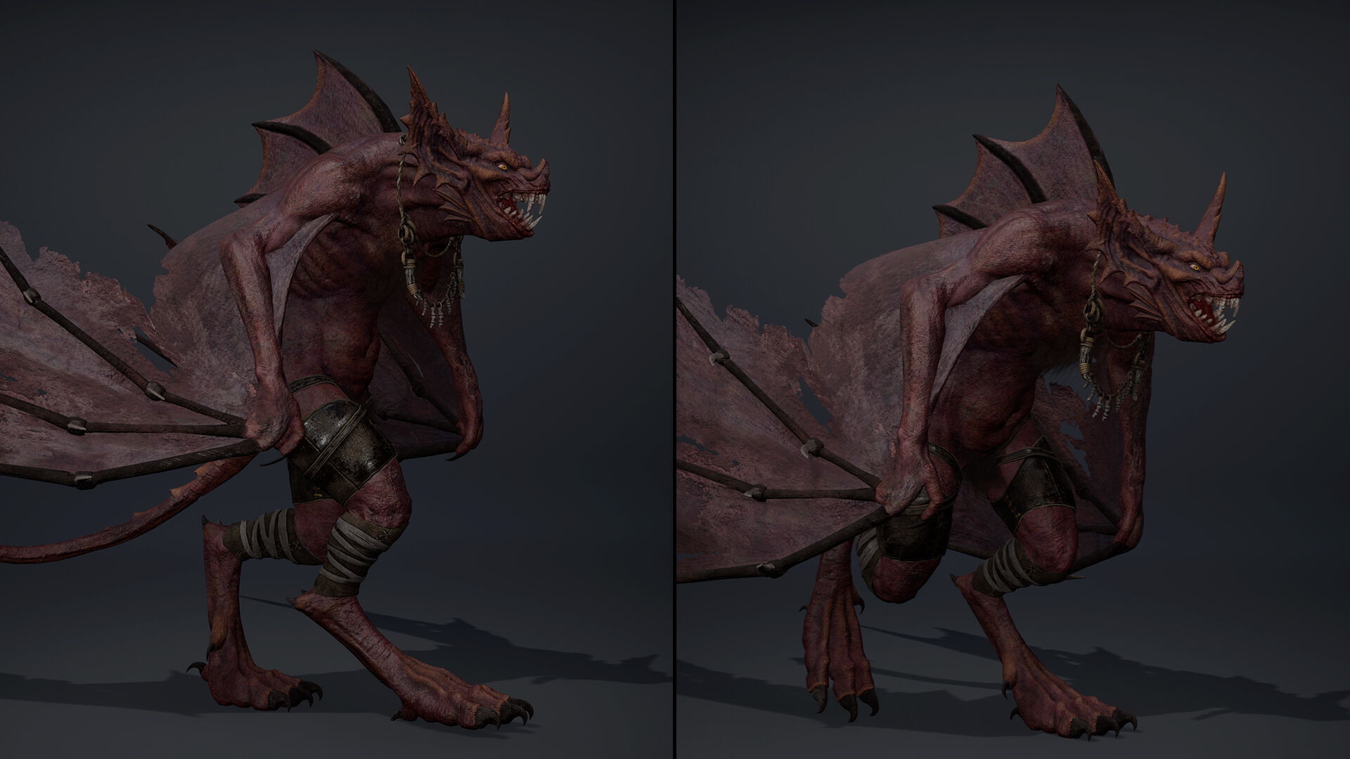 Embermoan 2 Low-poly 3D model_11