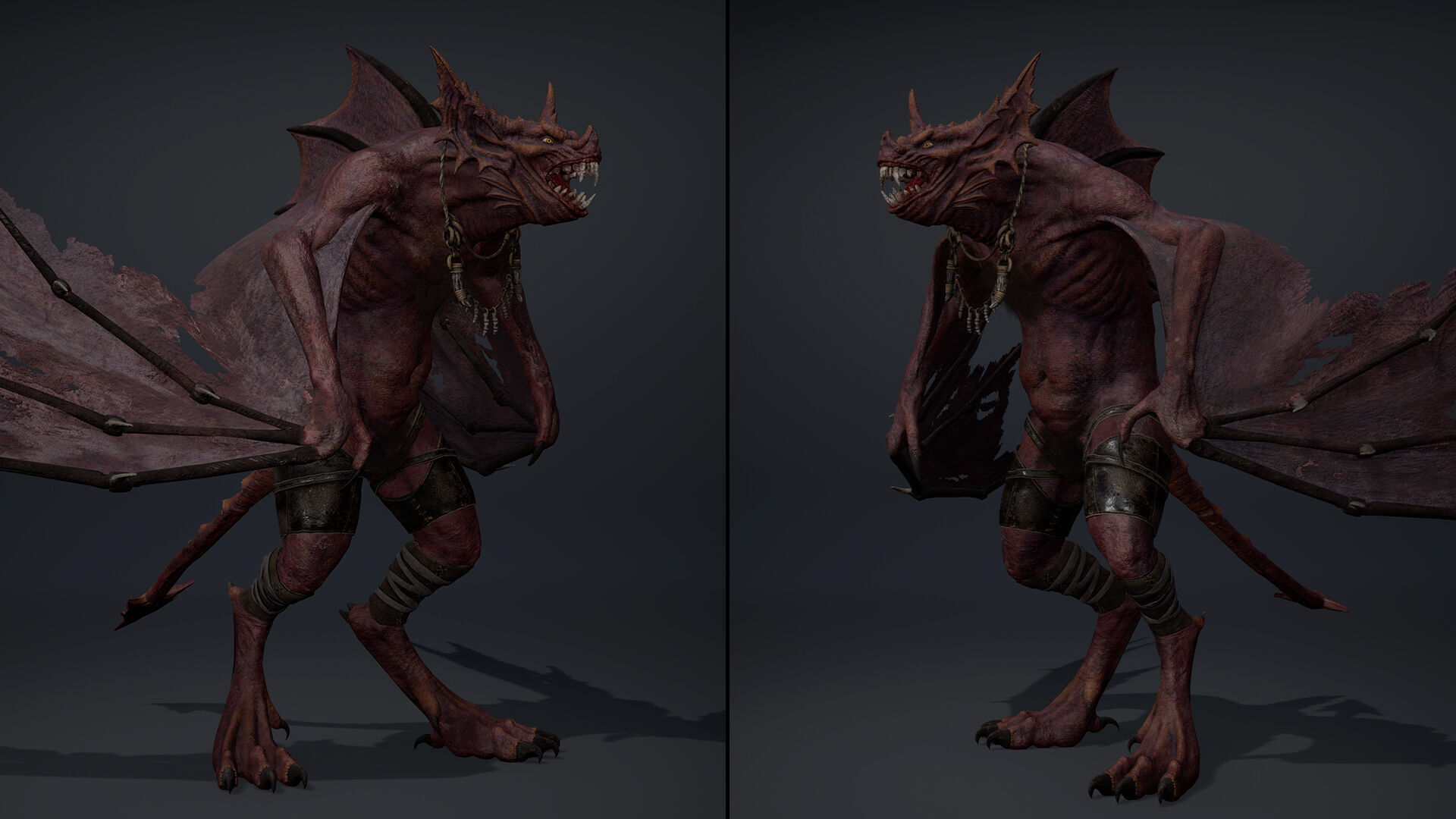 Embermoan 2 Low-poly 3D model_5