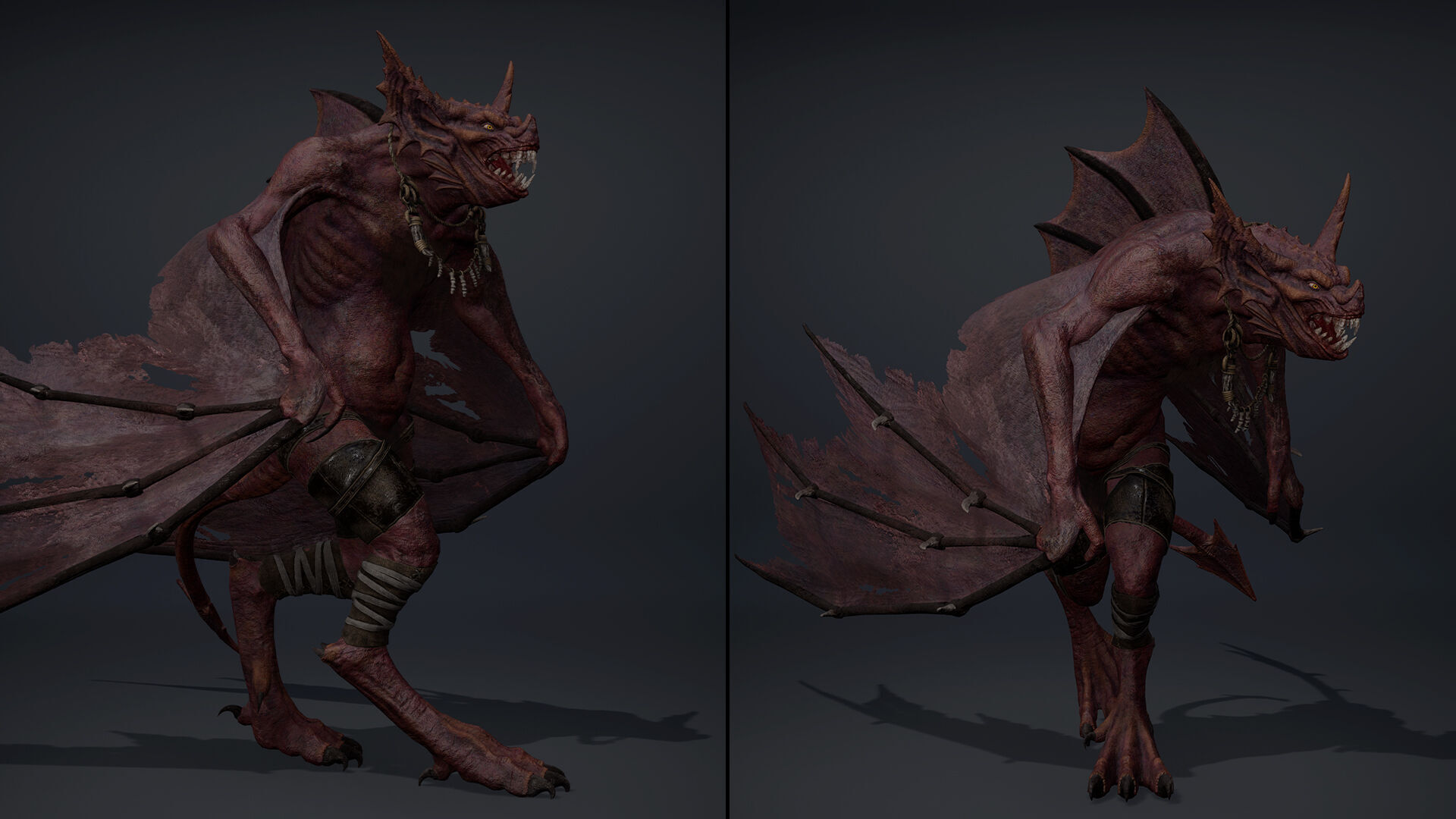 Embermoan 2 Low-poly 3D model_7