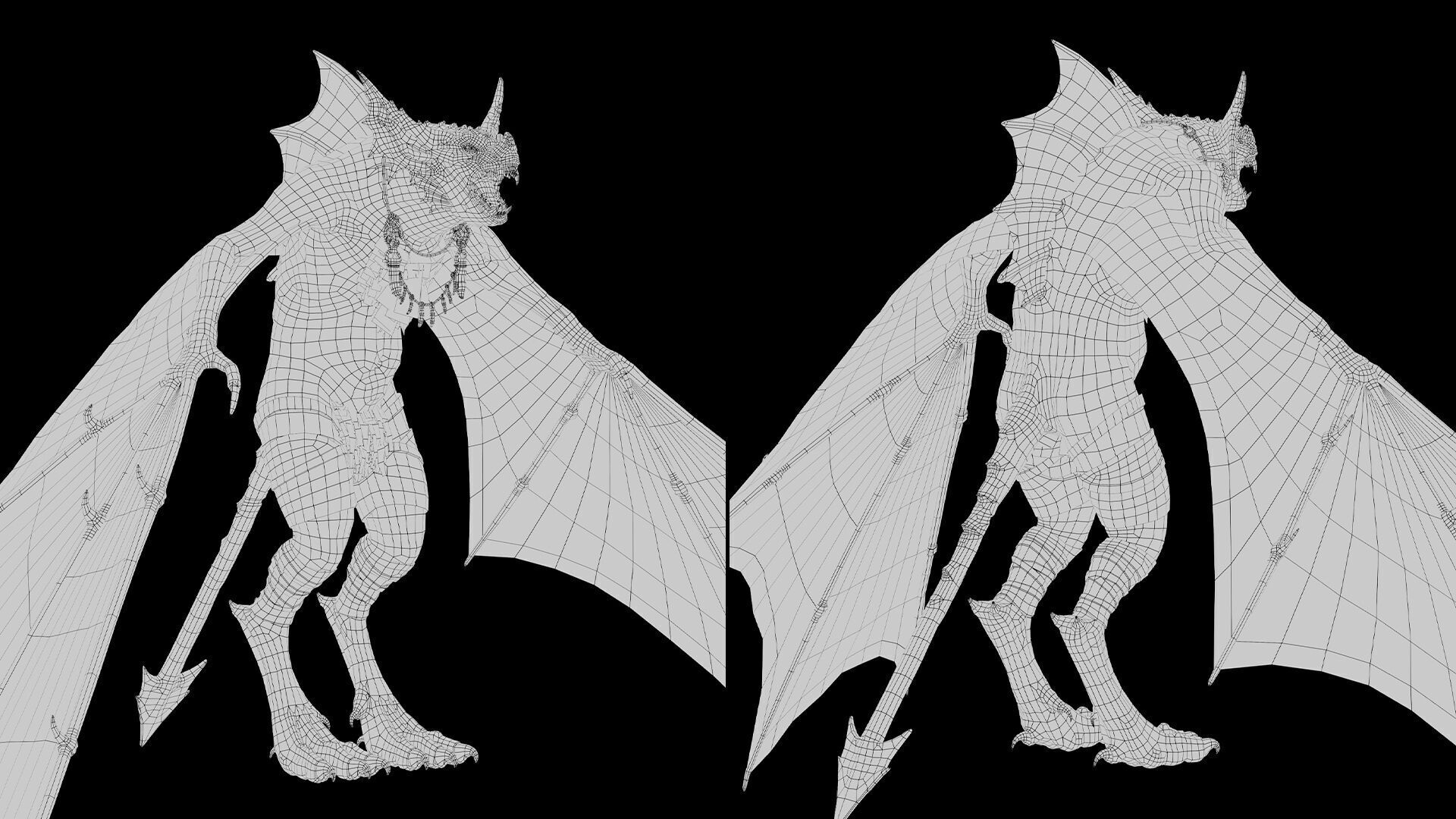 Embermoan 2 Low-poly 3D model_15