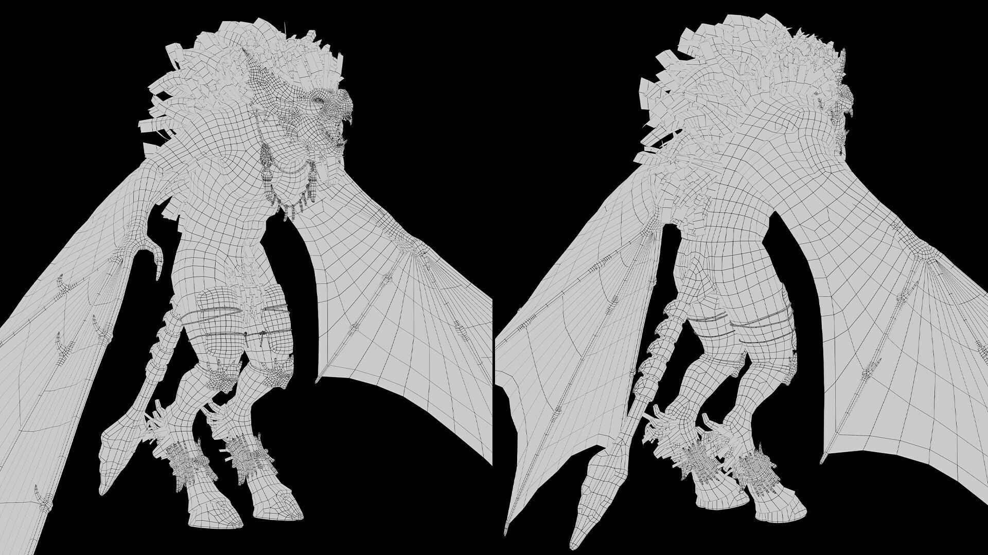 Embermoan 1 Brutal Low-poly 3D model_15