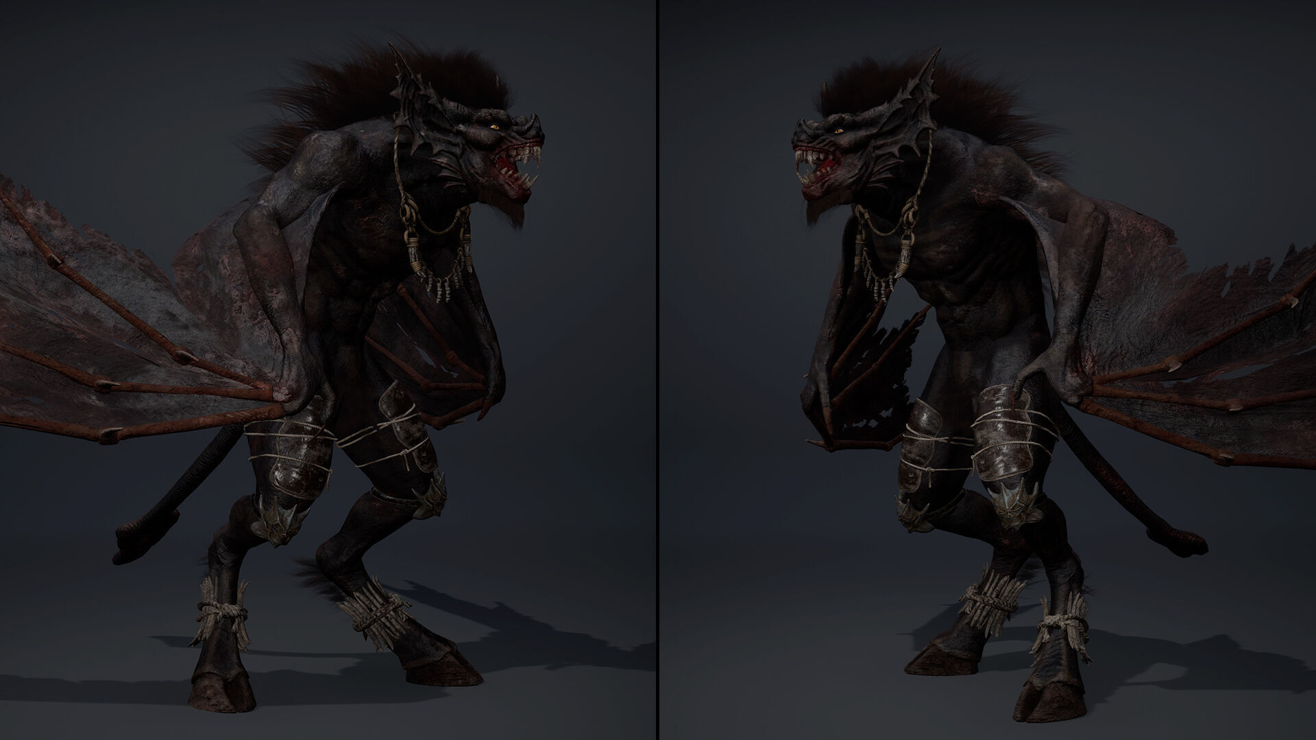 Embermoan 1 Brutal Low-poly 3D model_5