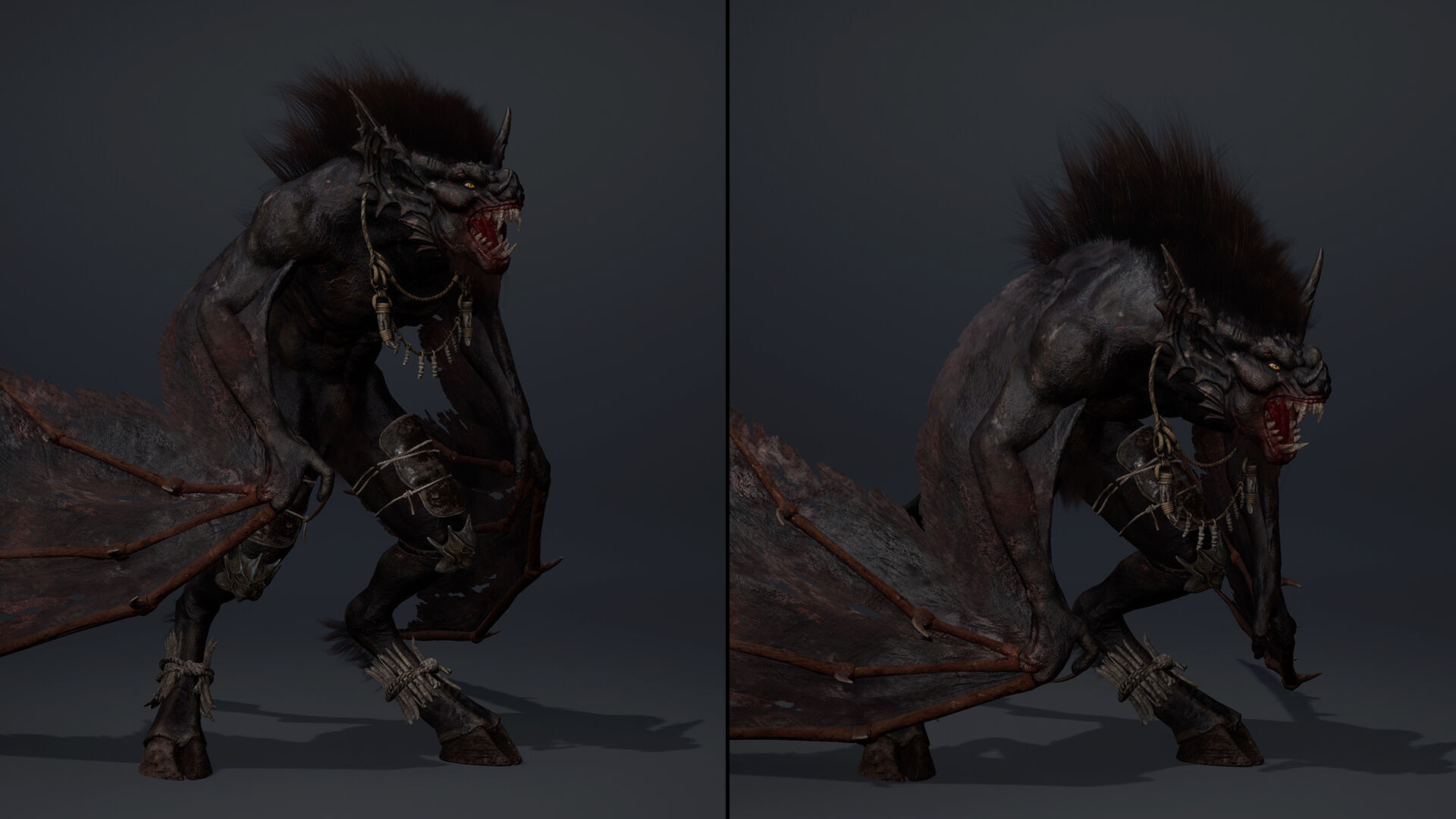 Embermoan 1 Brutal Low-poly 3D model_14