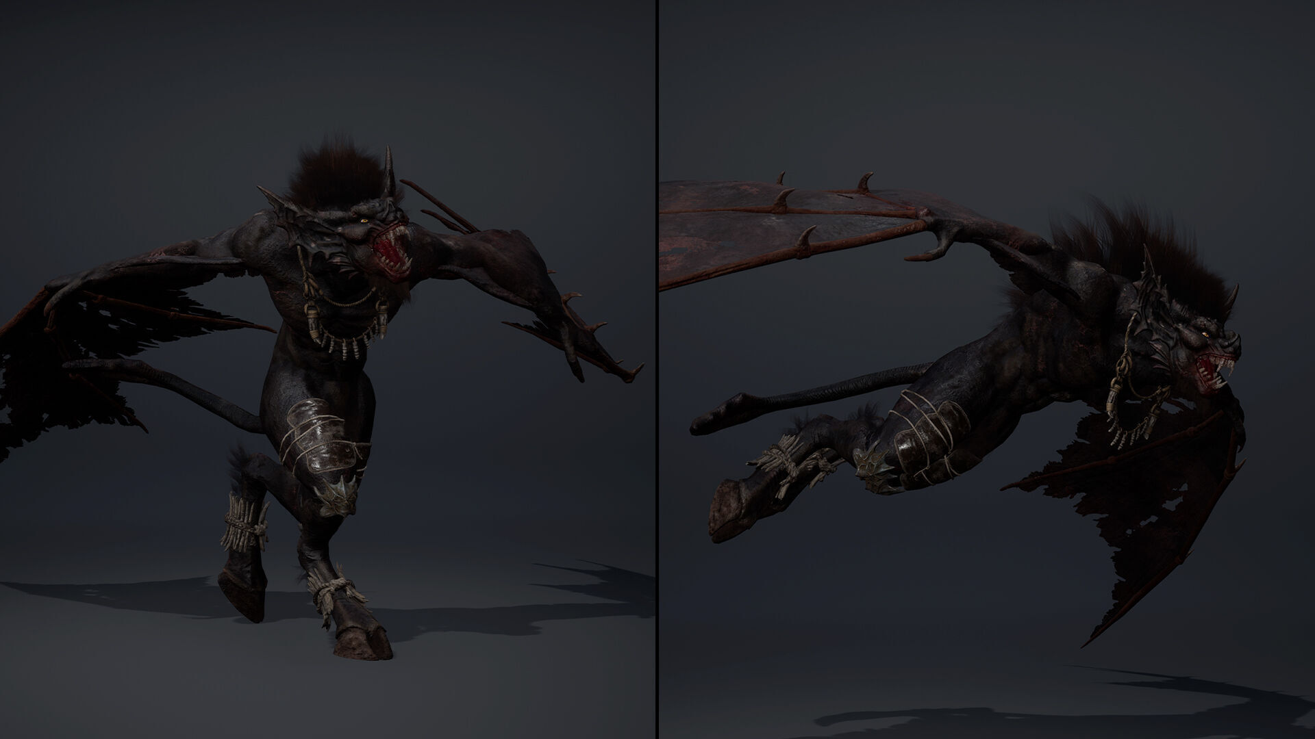 Embermoan 1 Brutal Low-poly 3D model_8