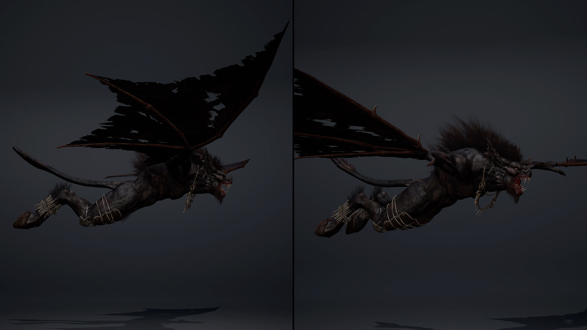 Embermoan 1 Brutal Low-poly 3D model_6