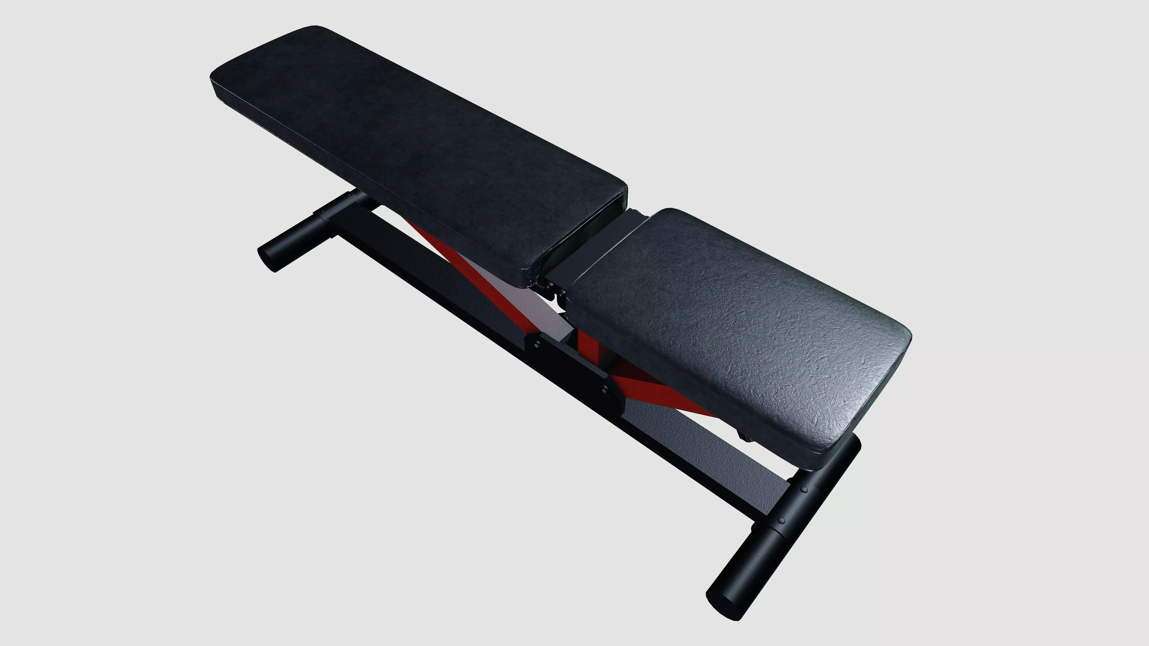 Exercise bench 3D model_0