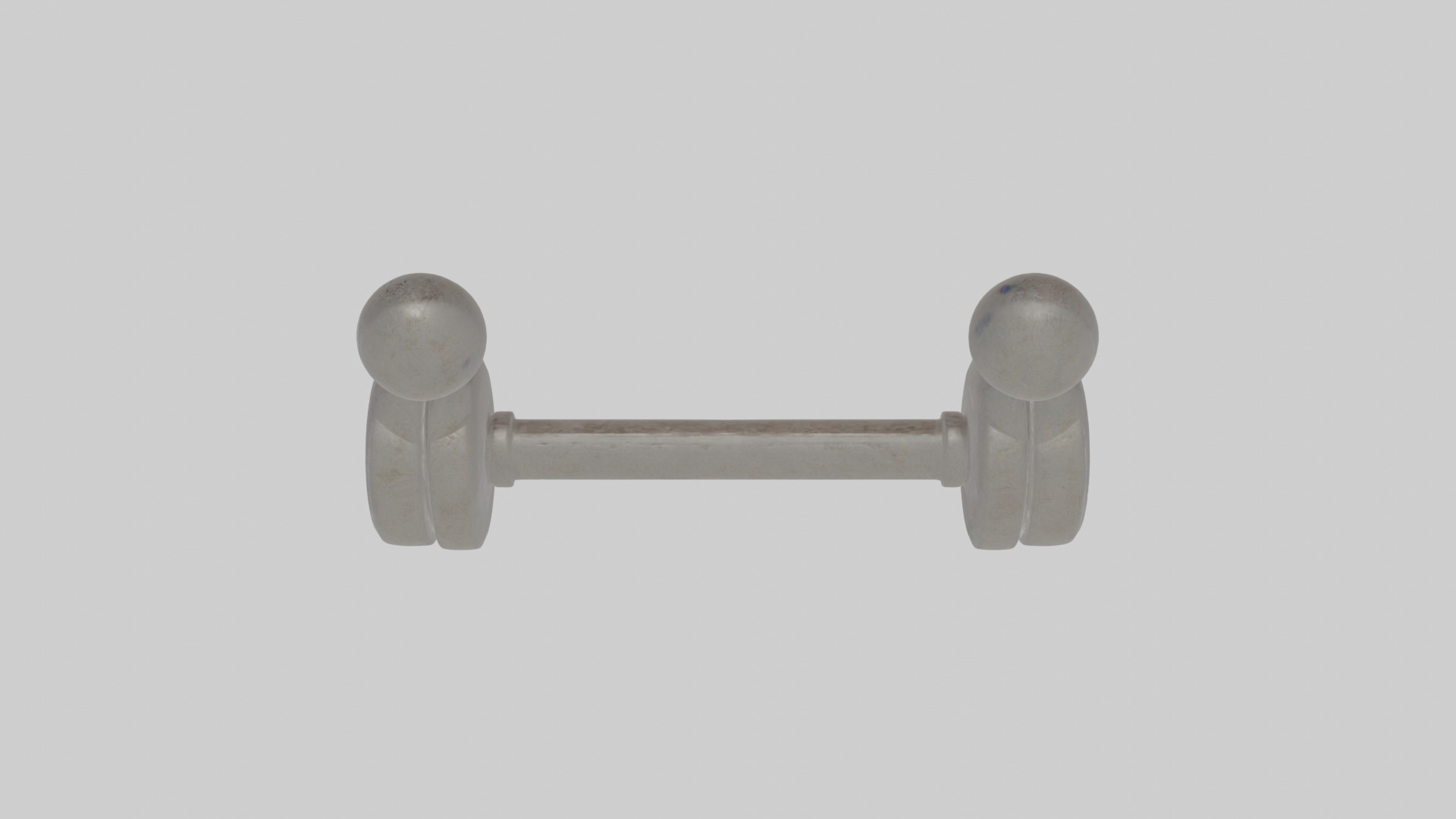 Cartoon Dumbbell Low-poly 3D model_26