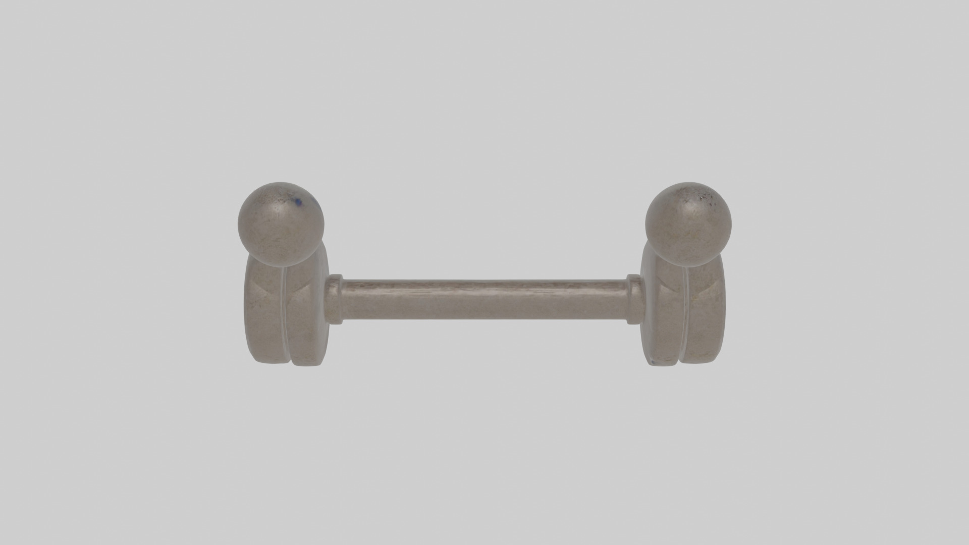 Cartoon Dumbbell Low-poly 3D model_25