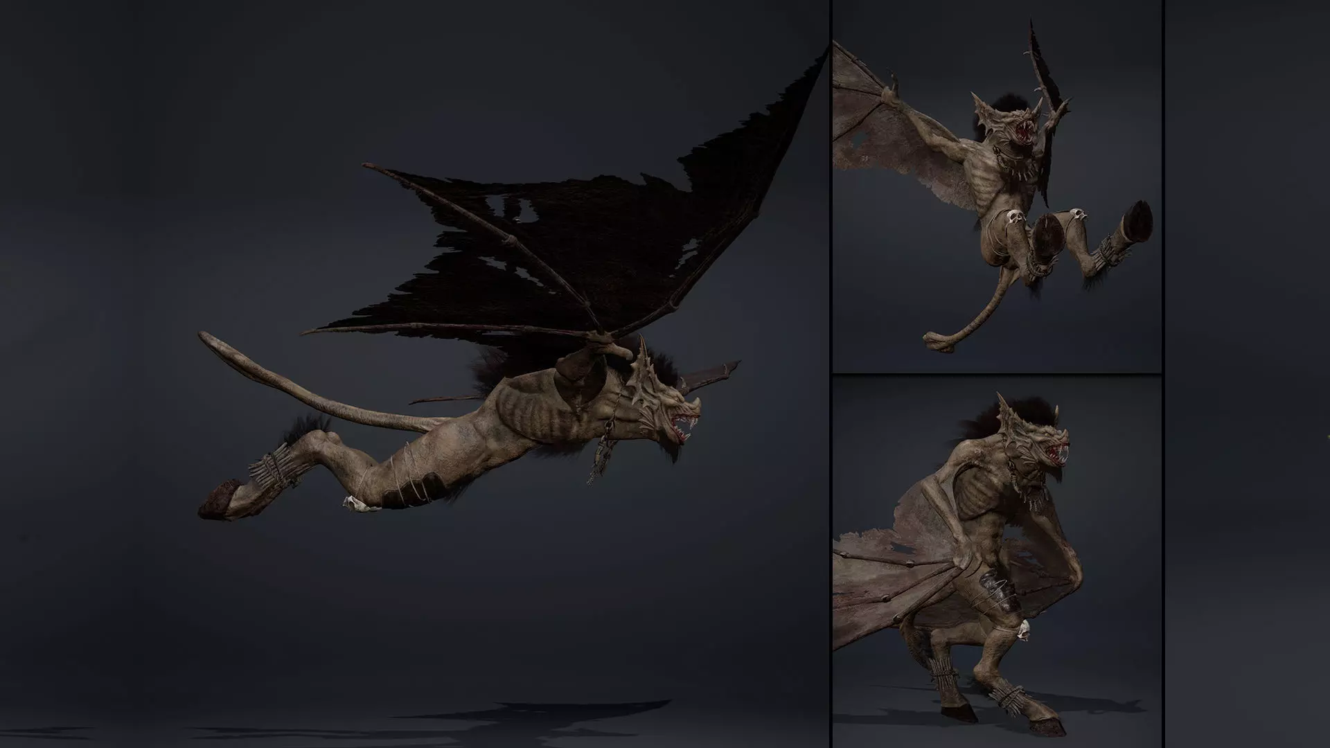 Embermoan 1 Low-poly 3D model_0