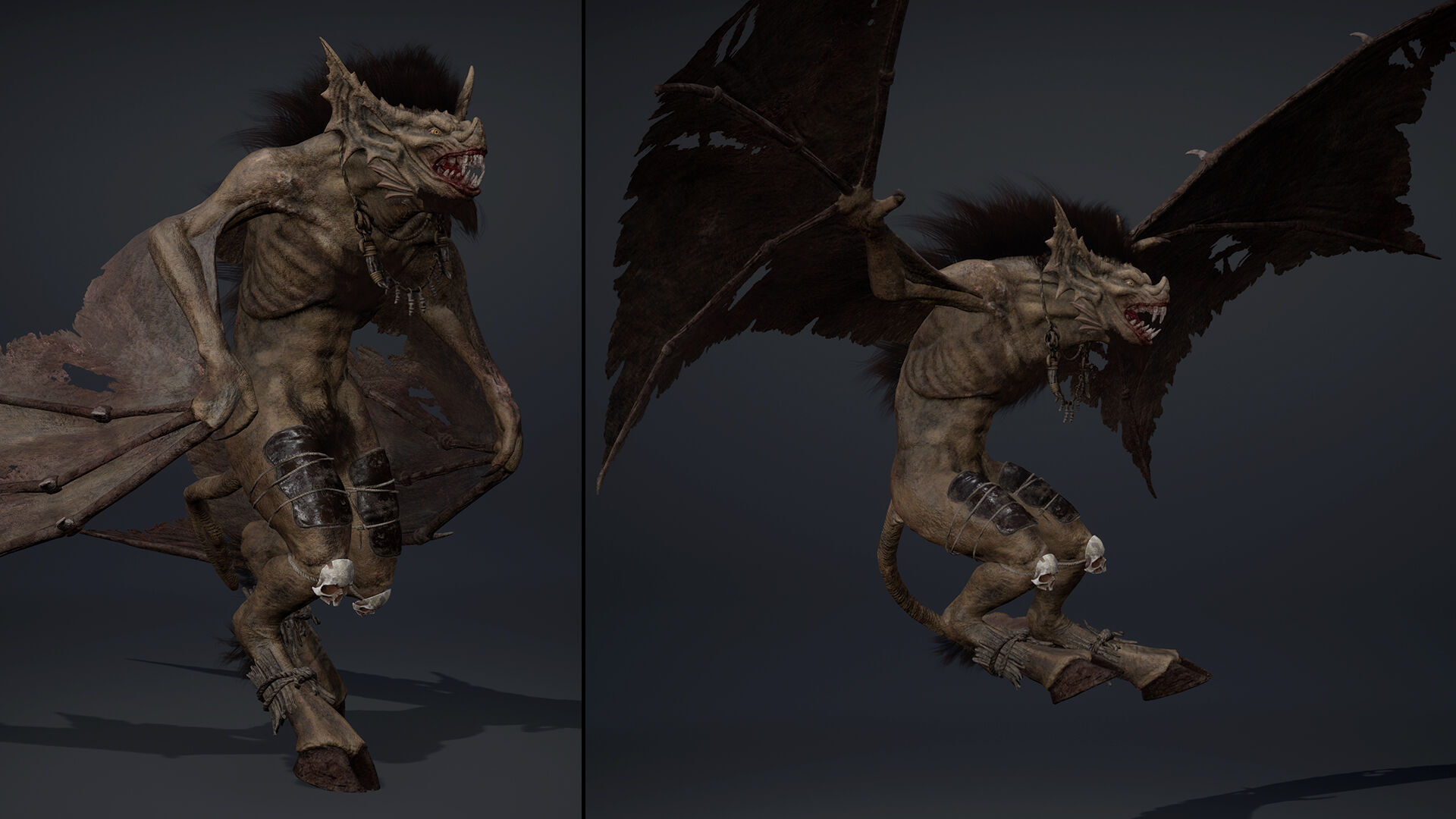 Embermoan 1 Low-poly 3D model_8