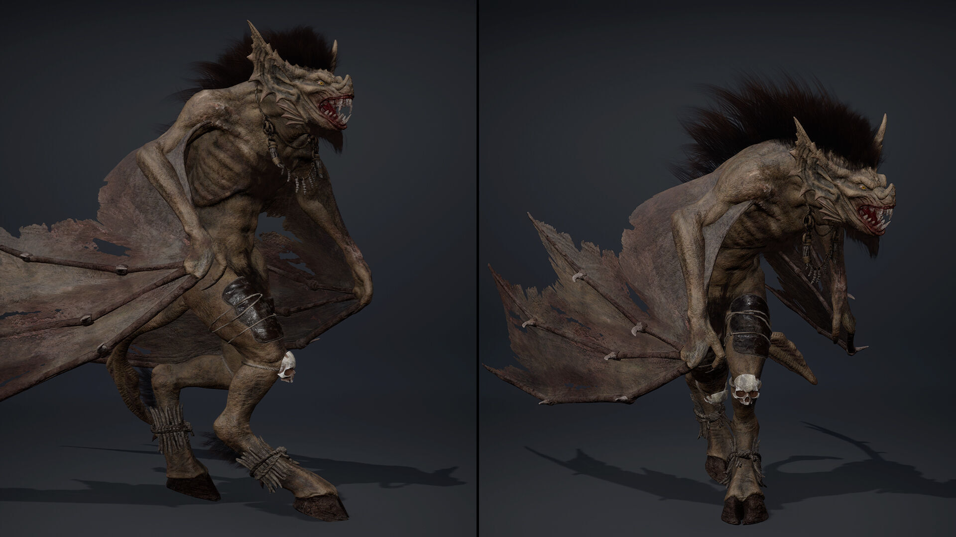 Embermoan 1 Low-poly 3D model_12