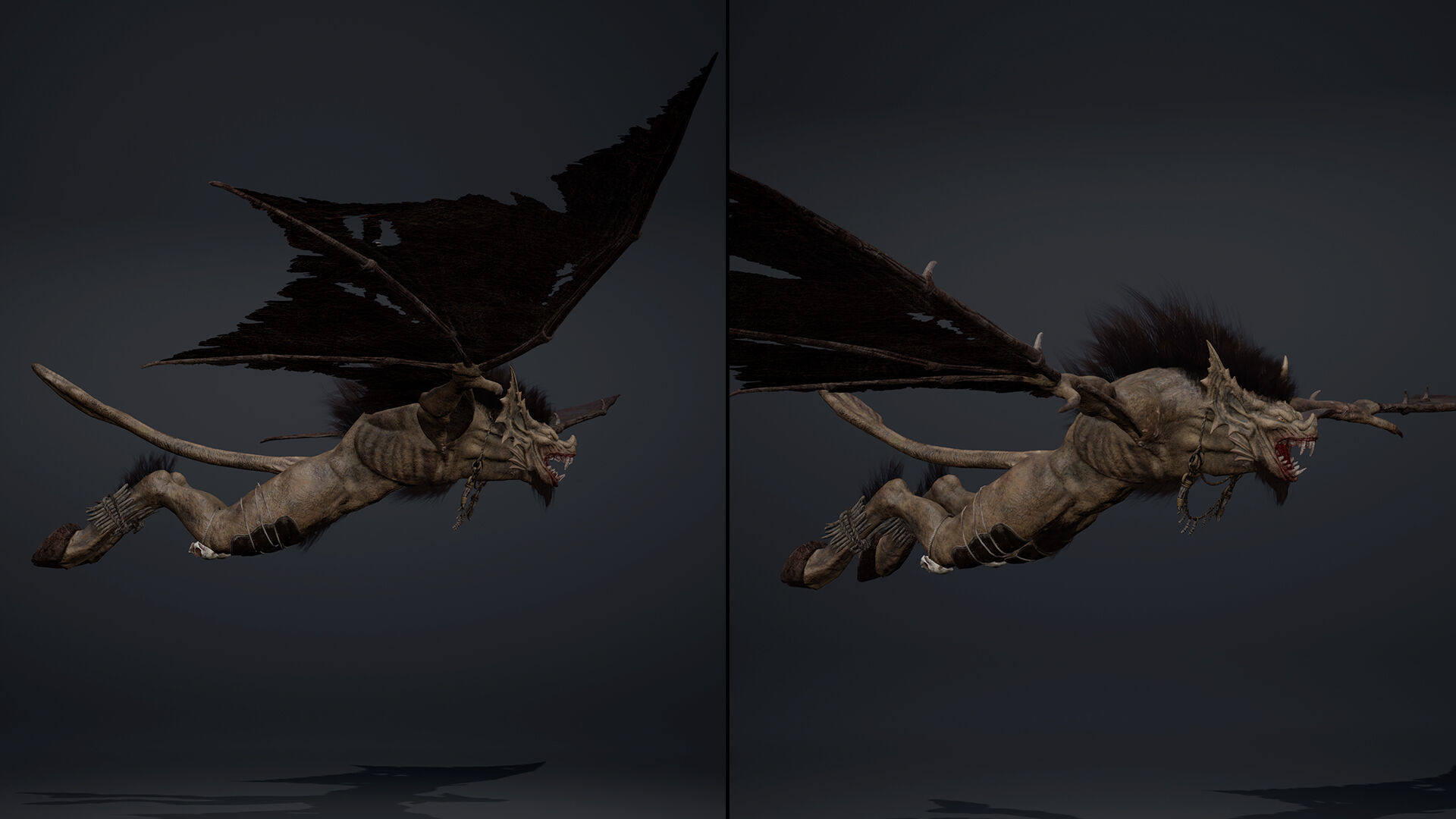 Embermoan 1 Low-poly 3D model_6