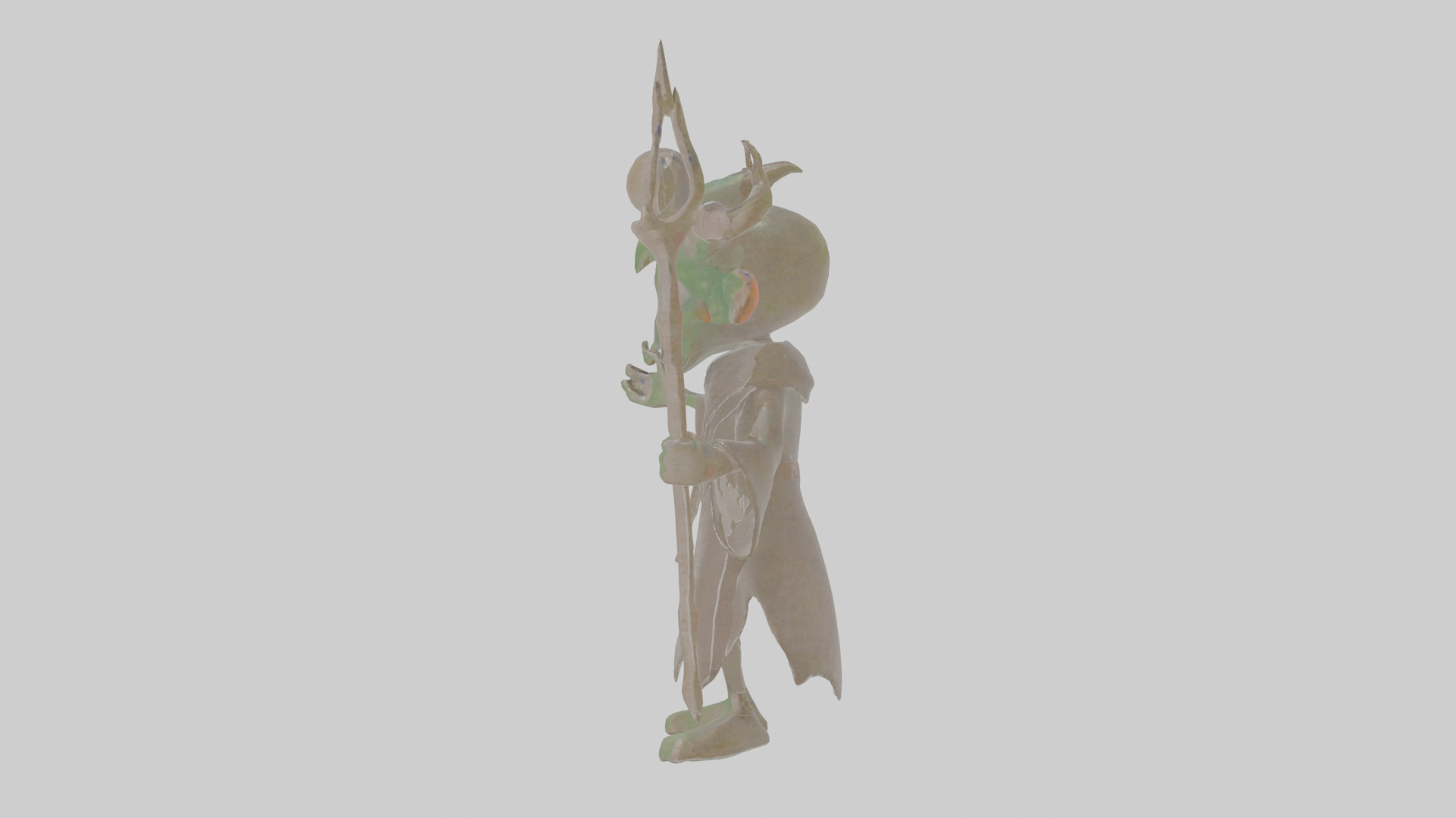 Cartoon Edgar the Emissary of Eldritch Echoes Model Low-poly 3D model_17