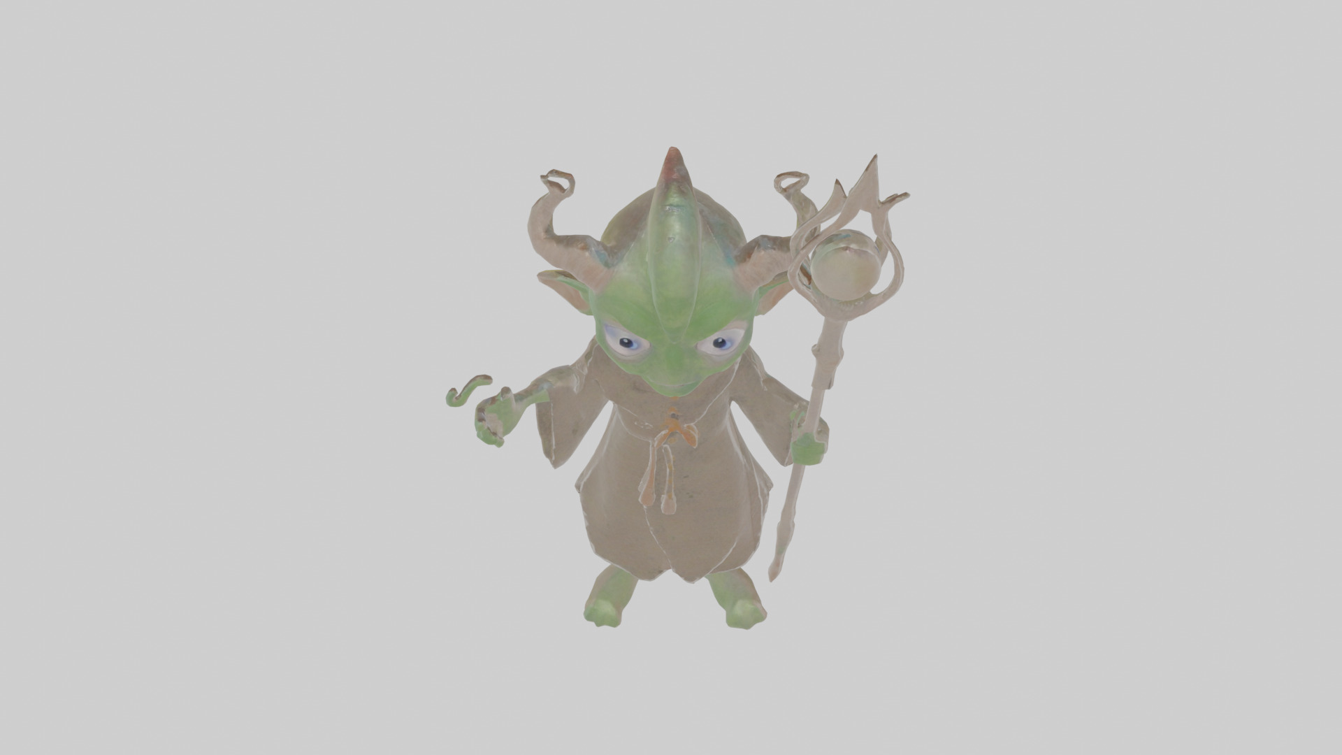 Cartoon Edgar the Emissary of Eldritch Echoes Model Low-poly 3D model_25