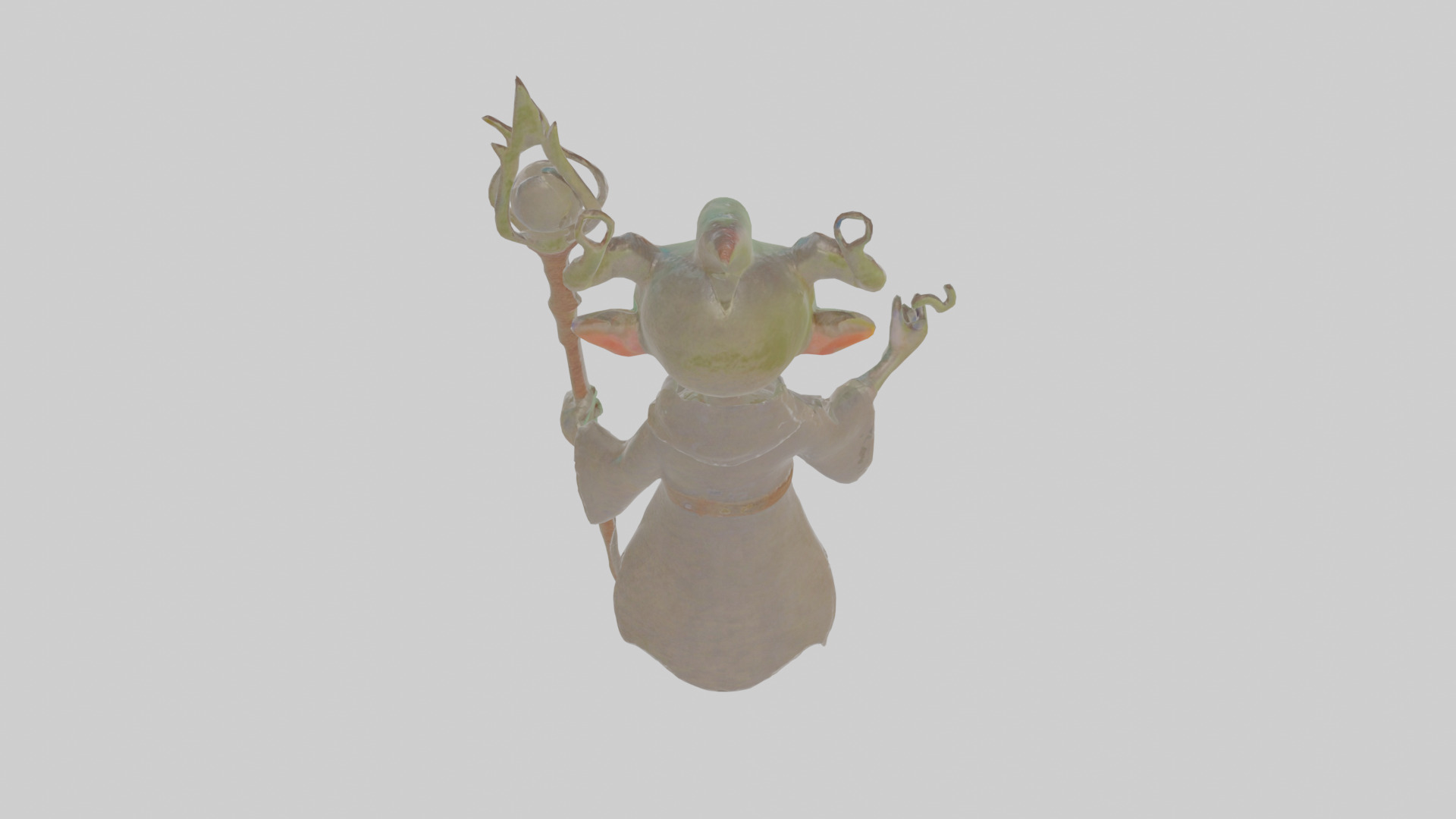 Cartoon Edgar the Emissary of Eldritch Echoes Model Low-poly 3D model_23