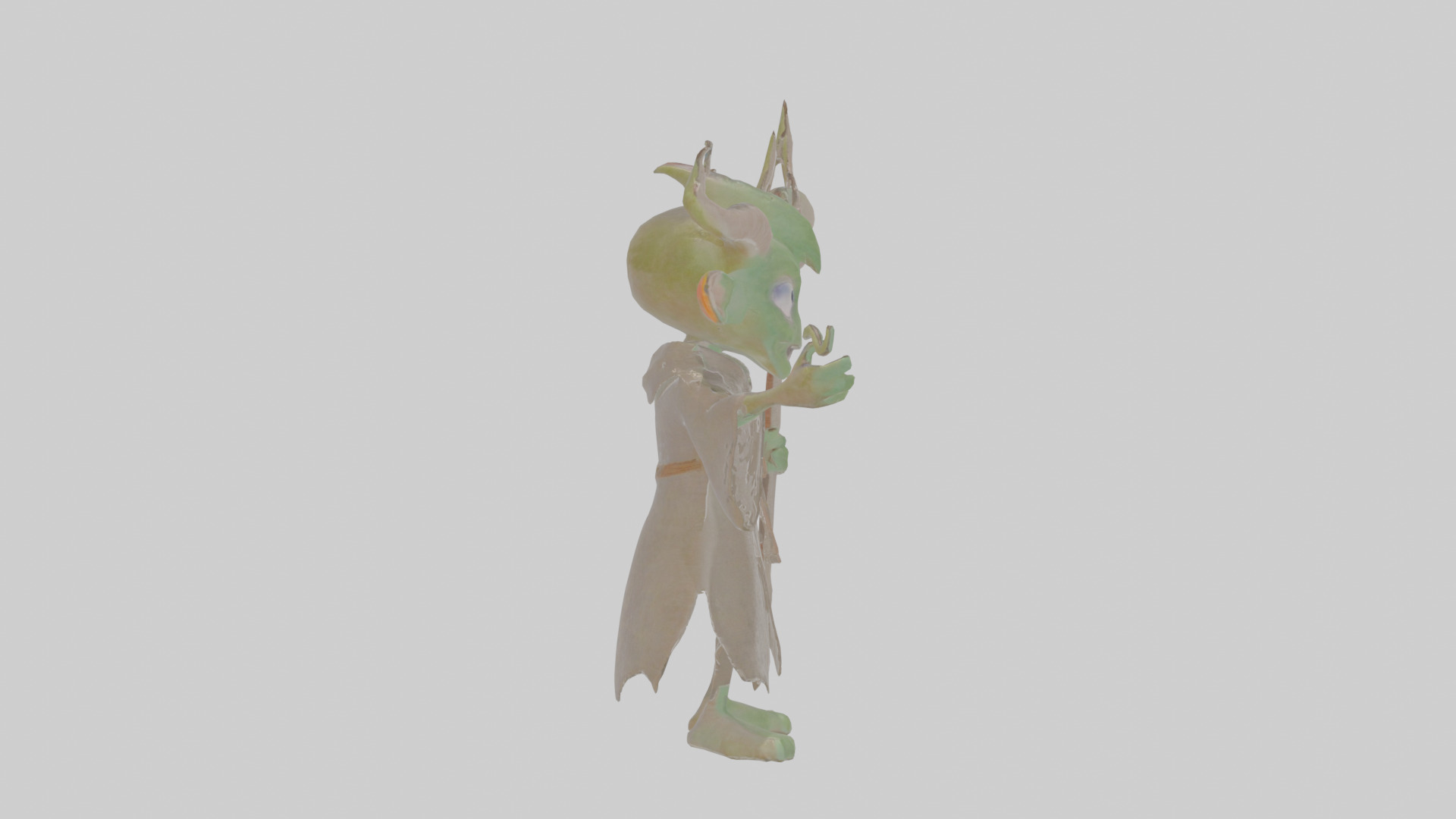 Cartoon Edgar the Emissary of Eldritch Echoes Model Low-poly 3D model_20